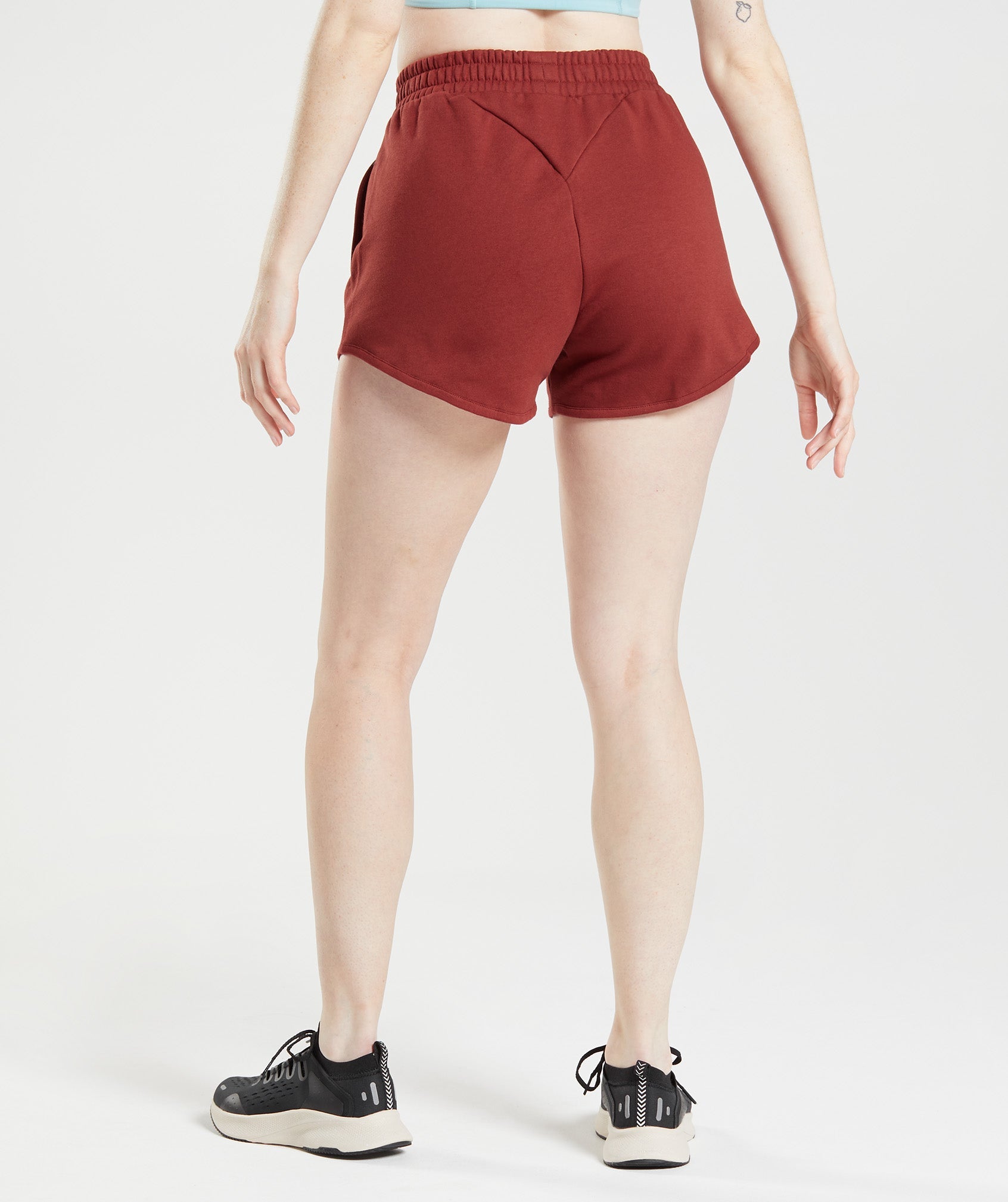Training Sweat Shorts in Rosewood Red - view 2