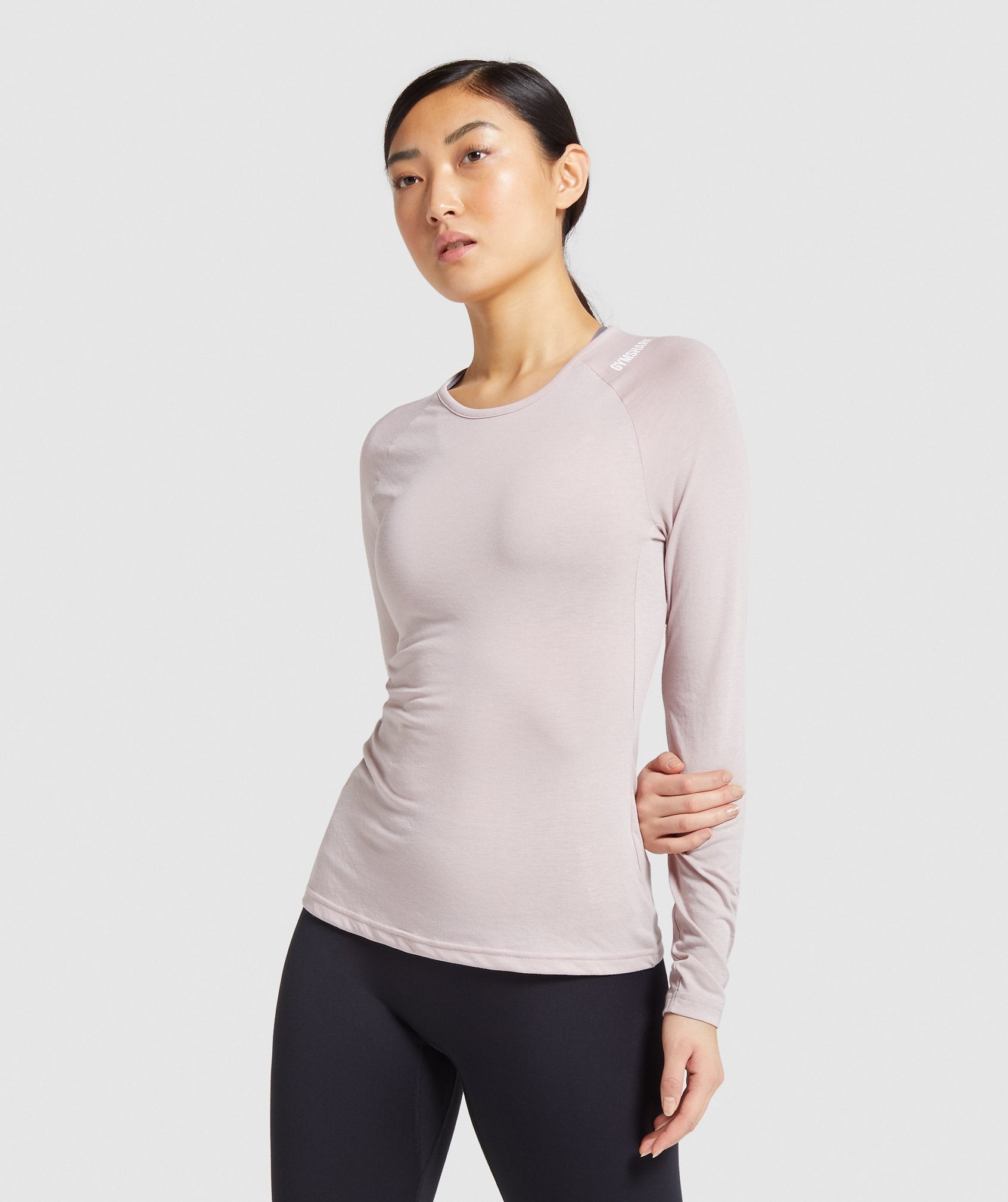 Gymshark Training Long Sleeve Top - Pink Image A