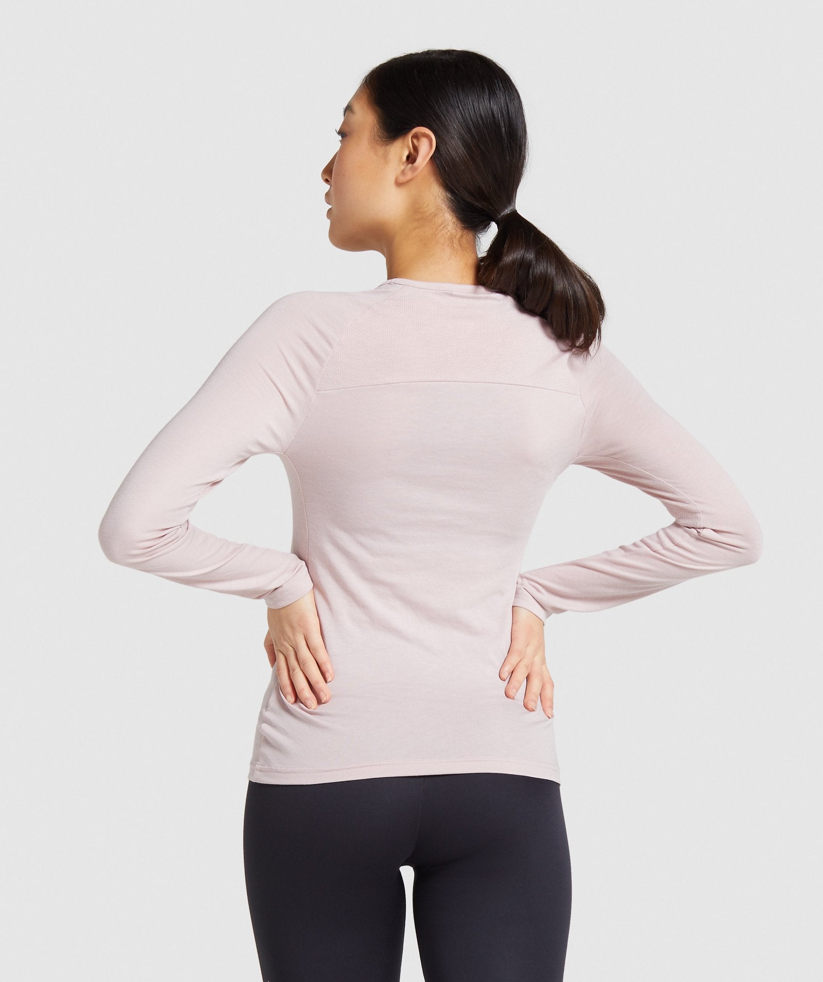 Gymshark Training Long Sleeve Top - Pink Image B