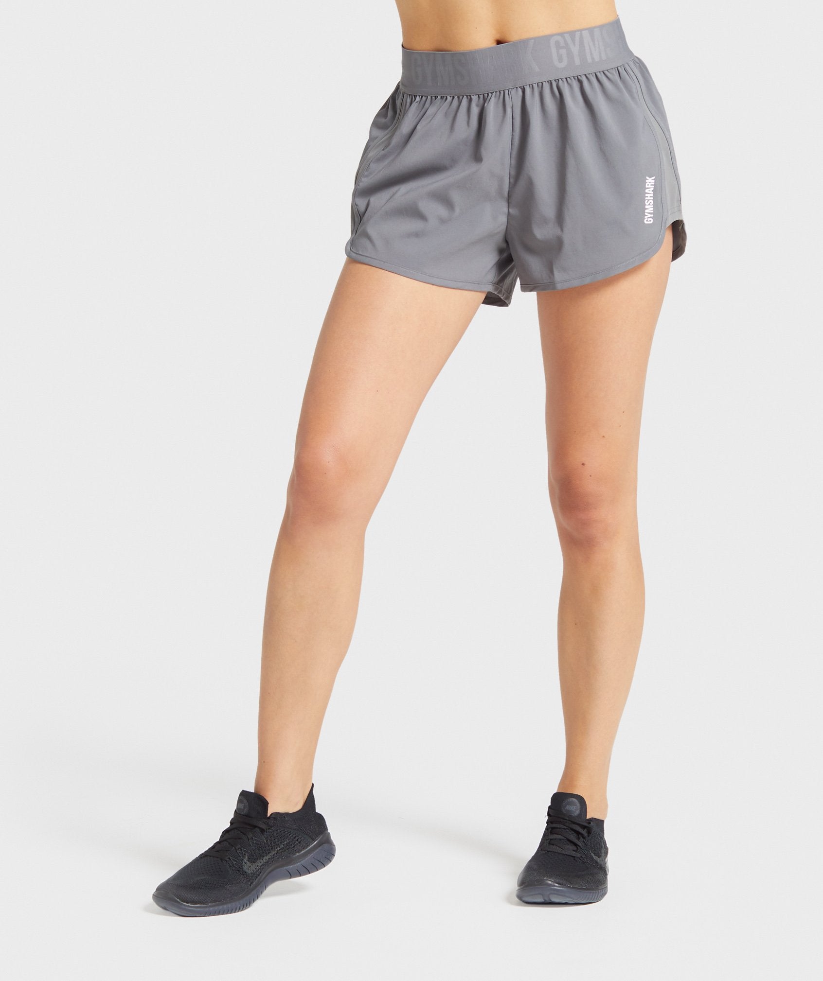 Gymshark Training Loose Fit Shorts - Grey Image A