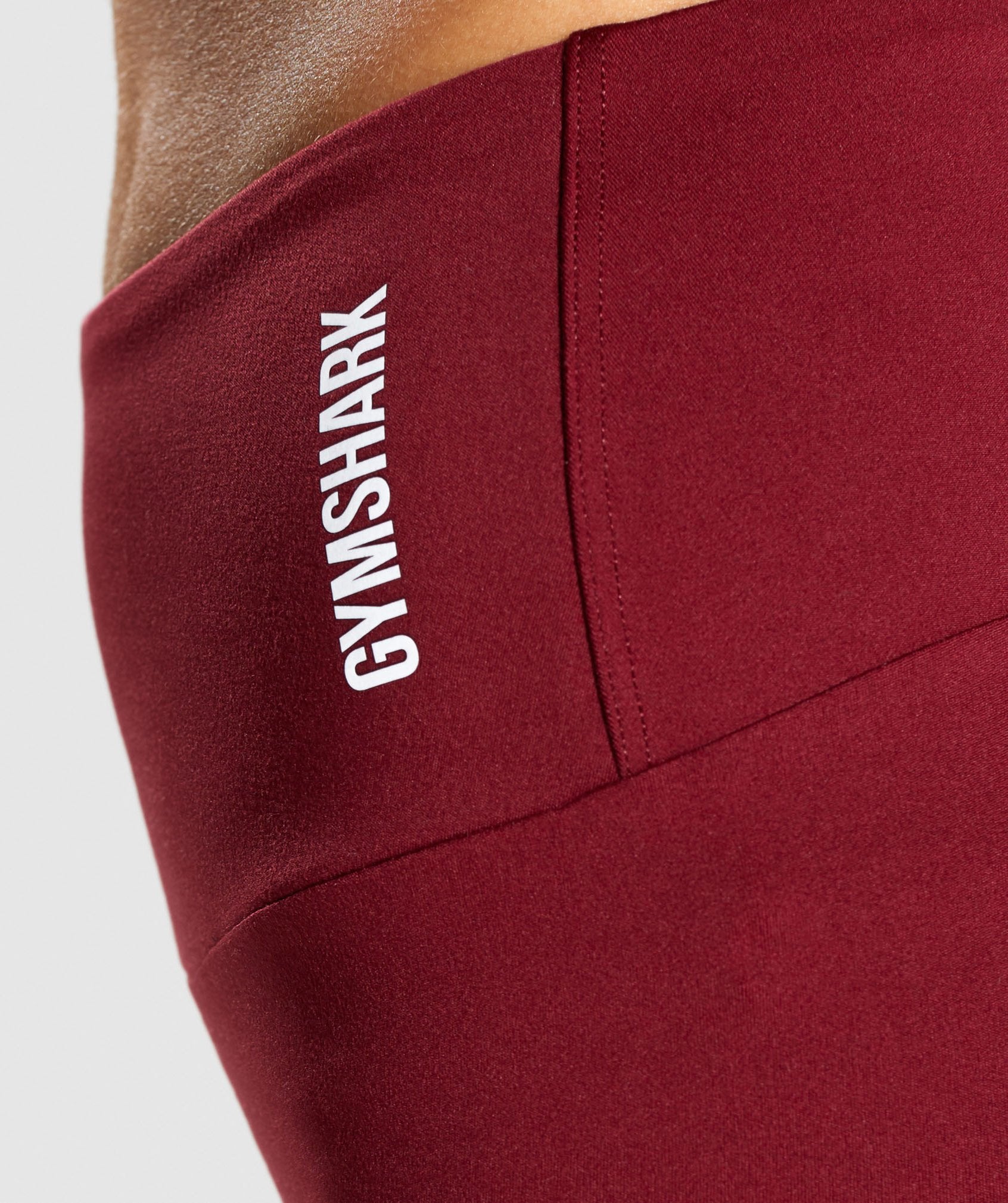 Gymshark Training Short Length Shorts - Claret Image D2