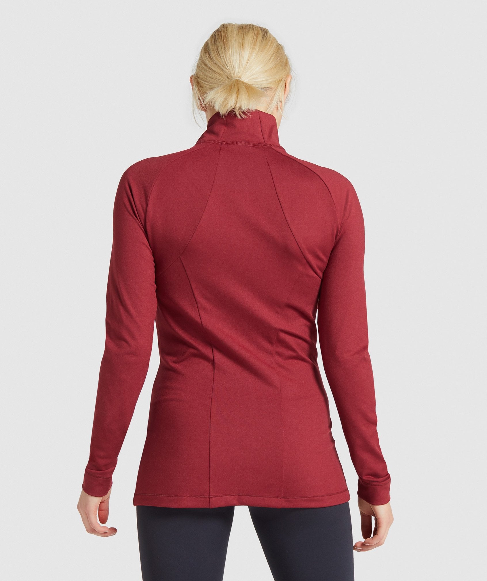 Gymshark Training Zip Up Jacket - Claret Image B