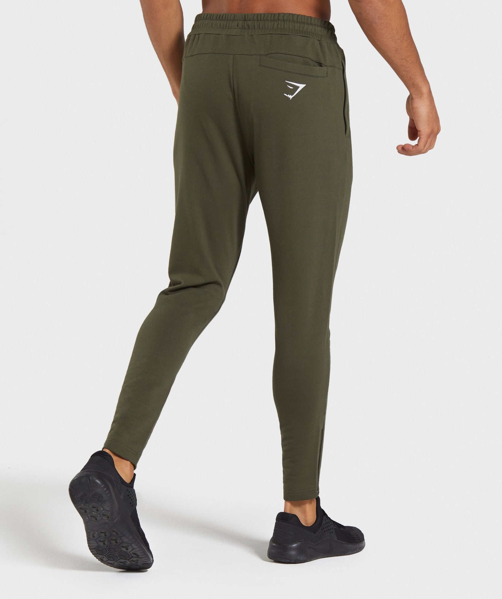 Tapered Bottoms in Dark Green - view 2