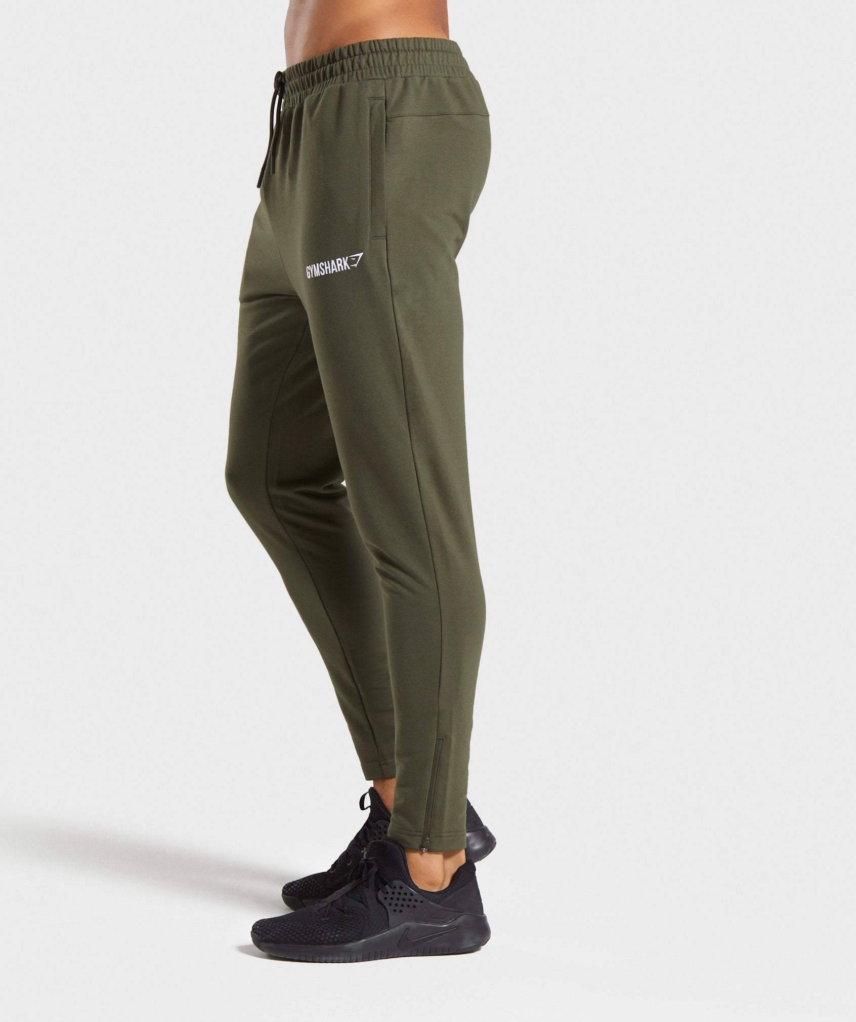 Tapered Bottoms in Dark Green - view 3