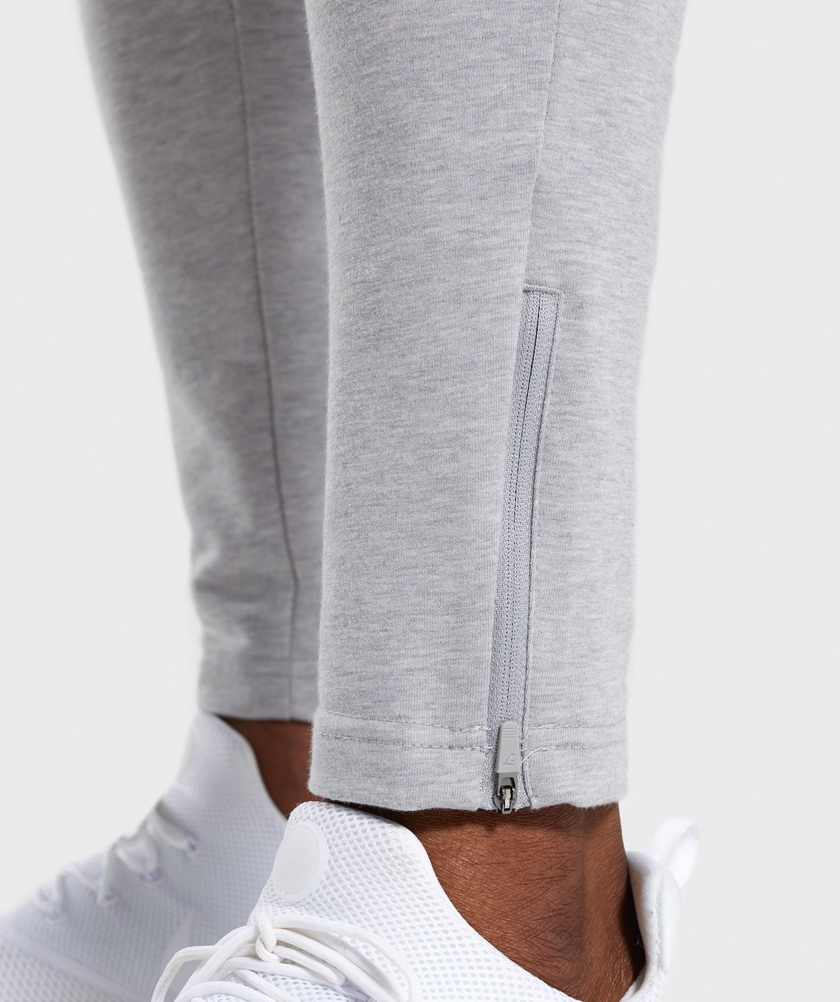 Tapered Bottoms in Light Grey Marl - view 6