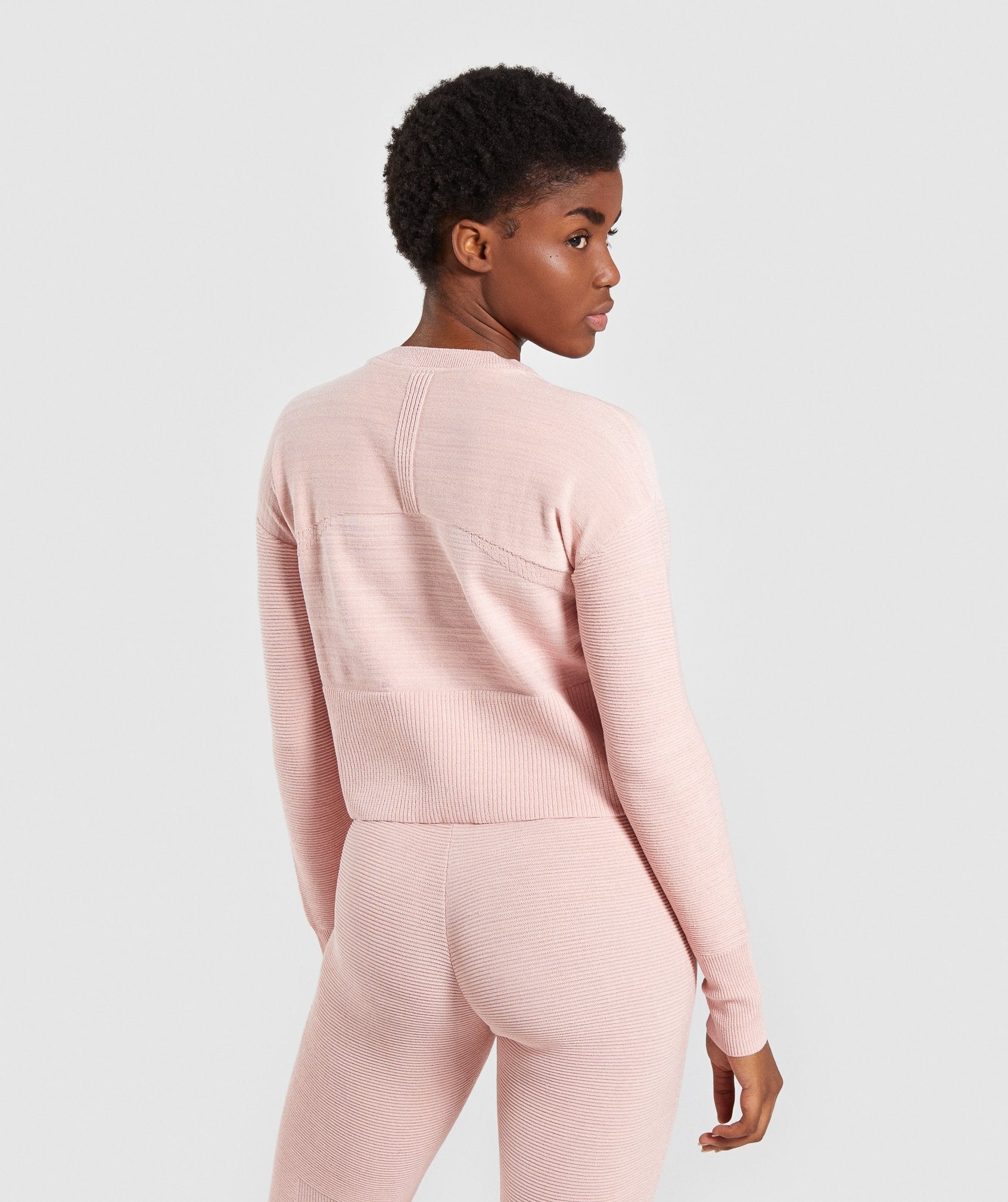 Time Out Knit Sweater in Blush Nude - view 2