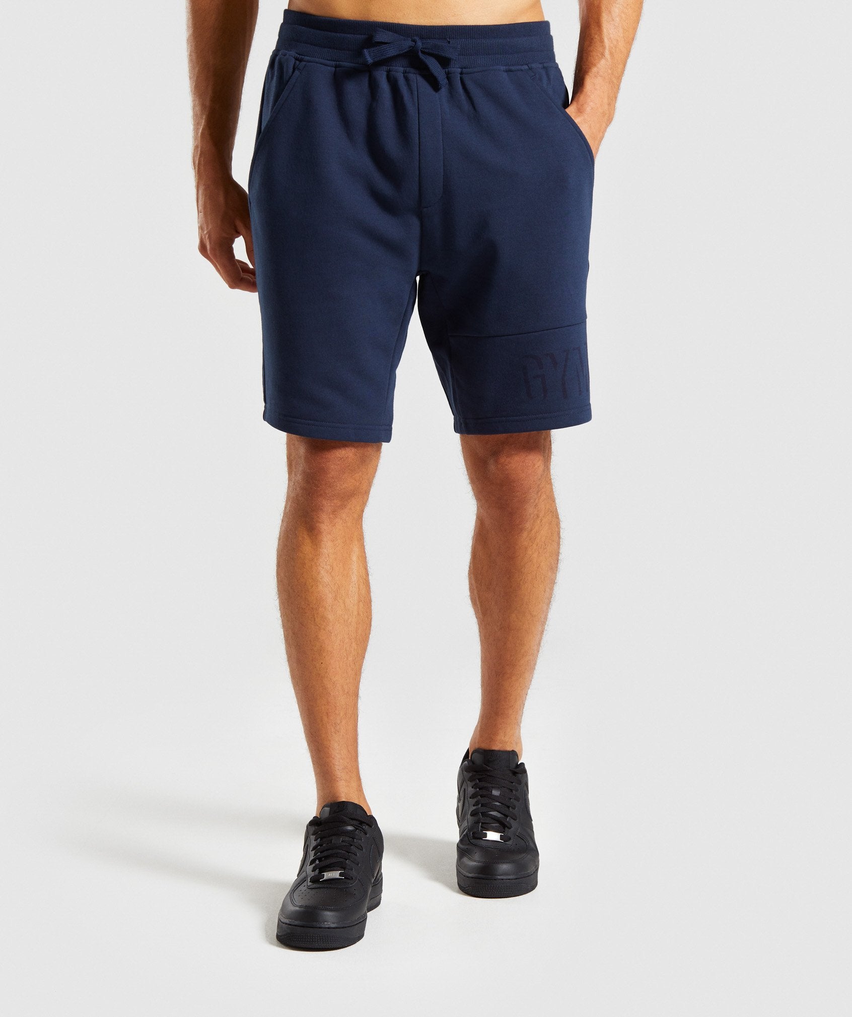 Tonal Shorts in Dark Blue - view 1