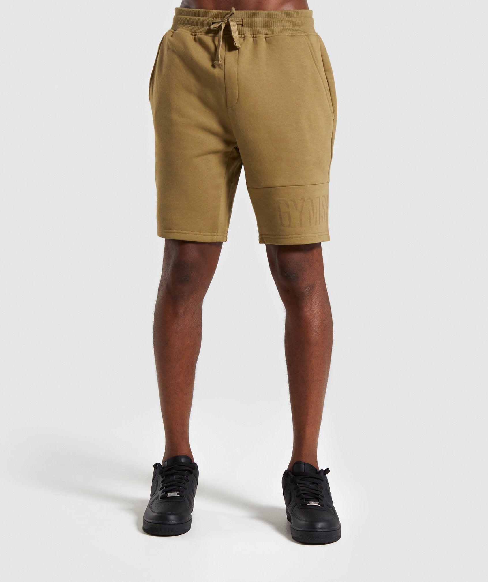 Tonal Shorts in Khaki - view 1