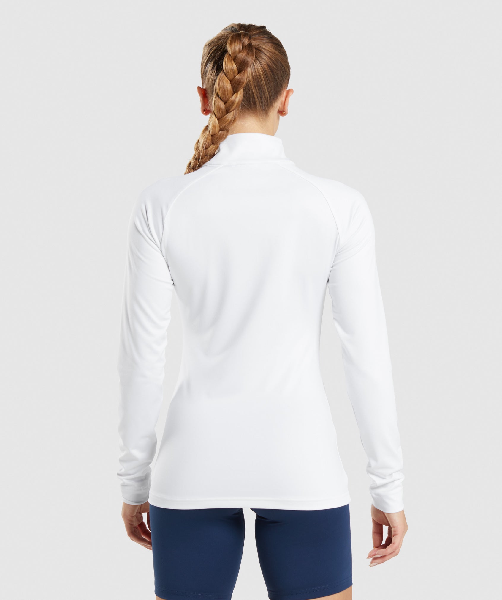 Training 1/4 Zip in White - view 2