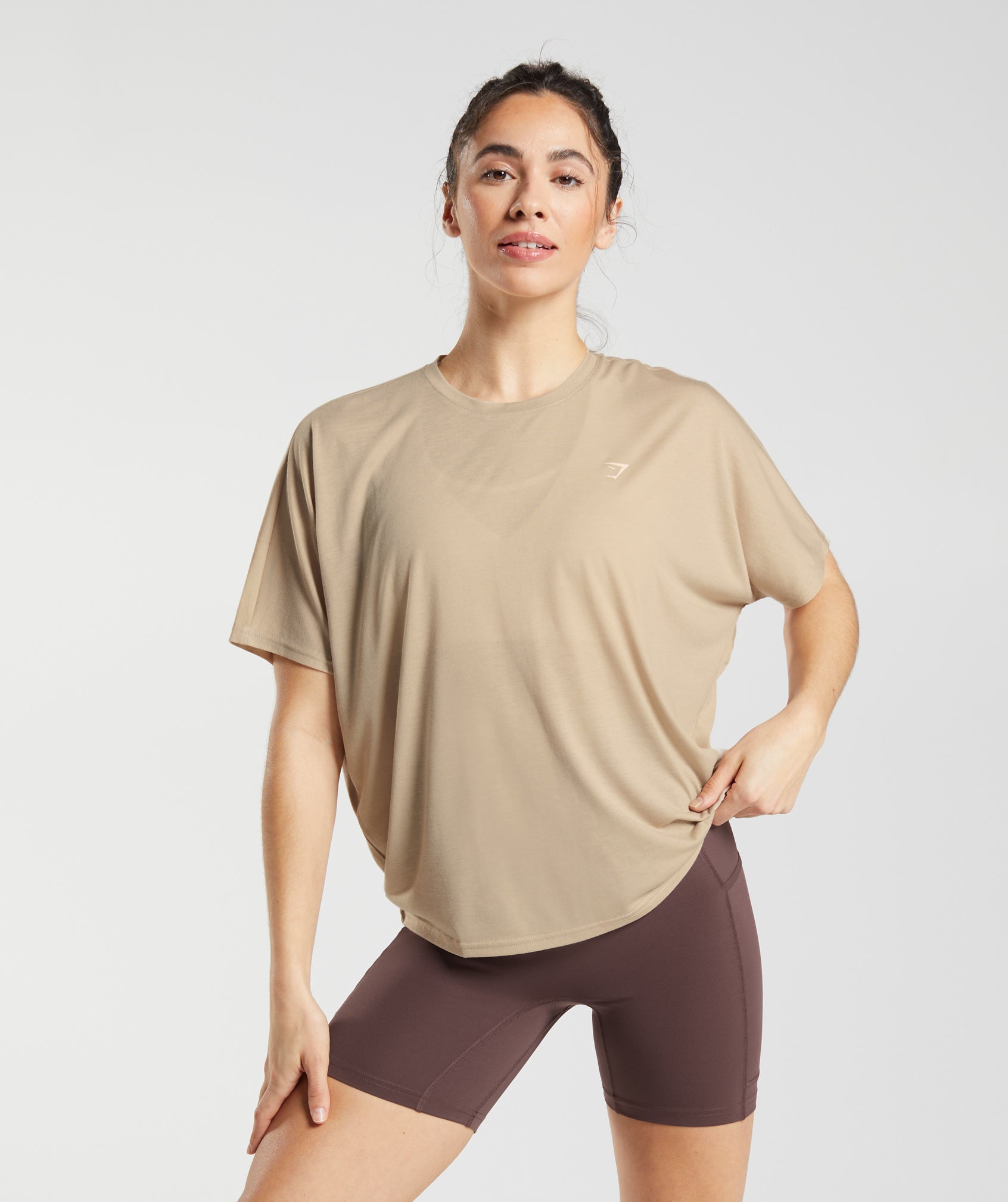 Super Soft T-Shirt in Toasted Brown - view 1