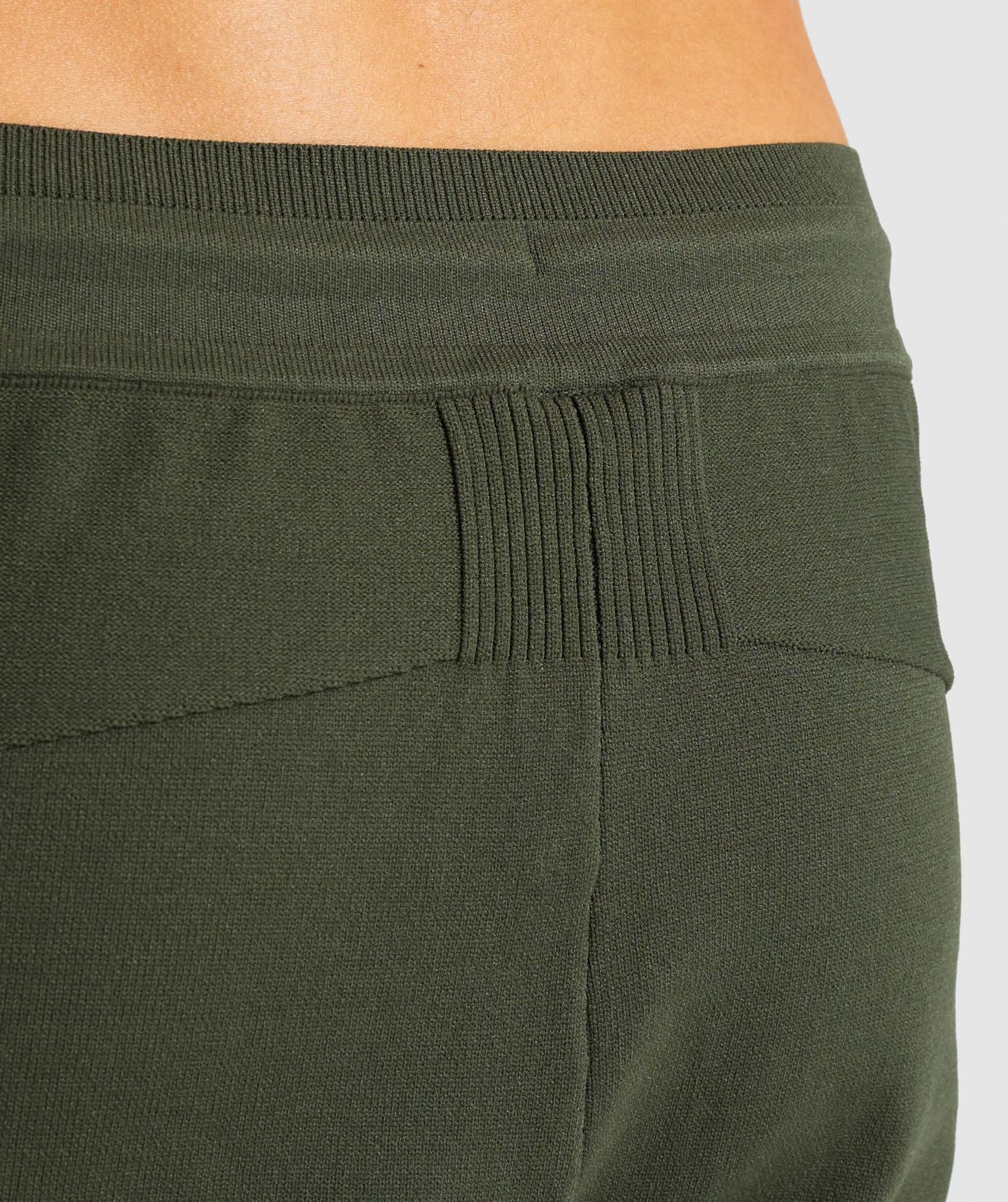 True Knit Shorts in Green - view 6
