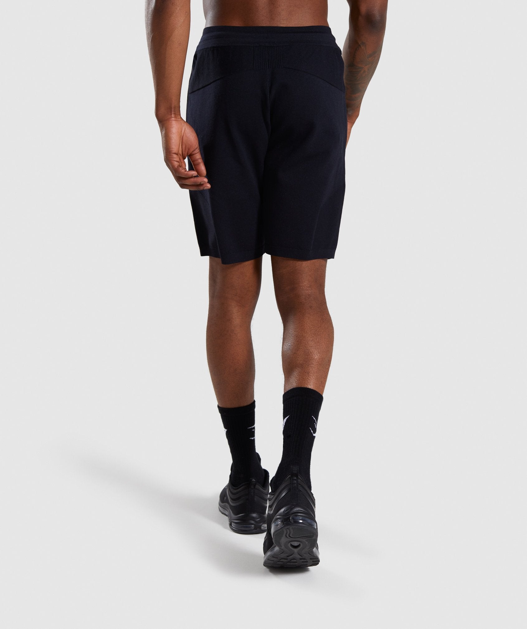 True Knit Shorts in Black - view 2