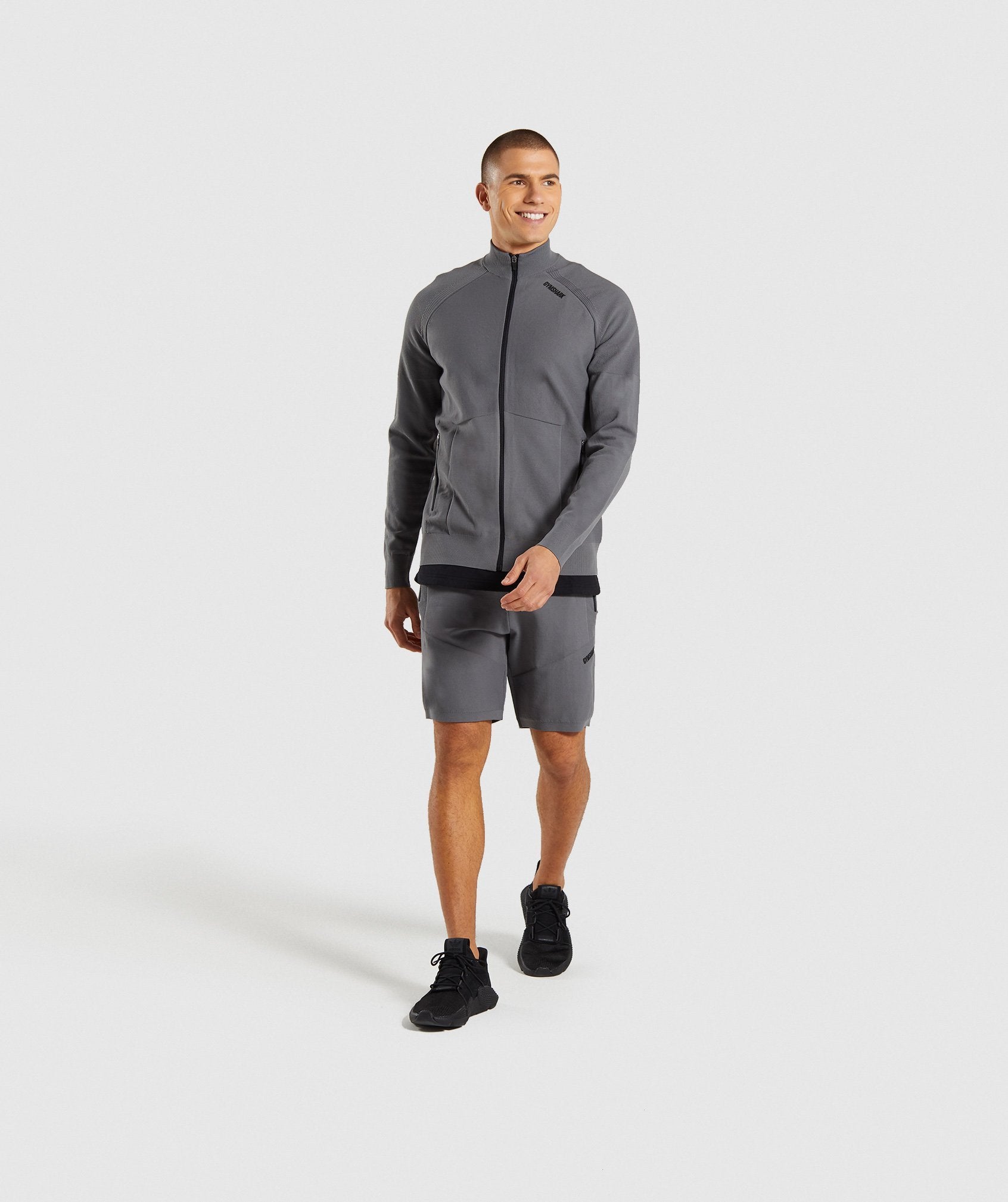 True Knit Shorts in Smokey Grey - view 4