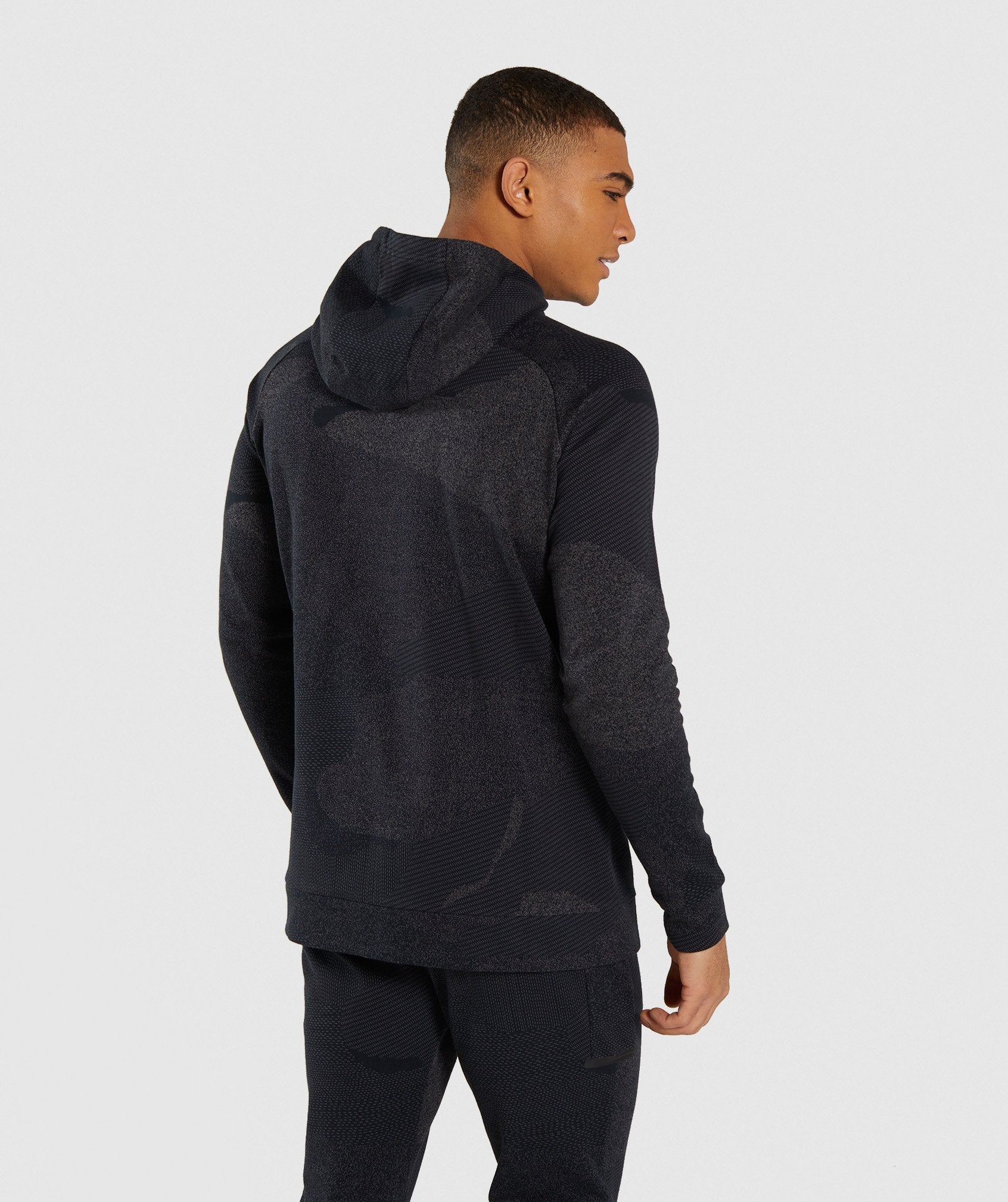 Ultra Jacquard Pullover in Charcoal - view 2