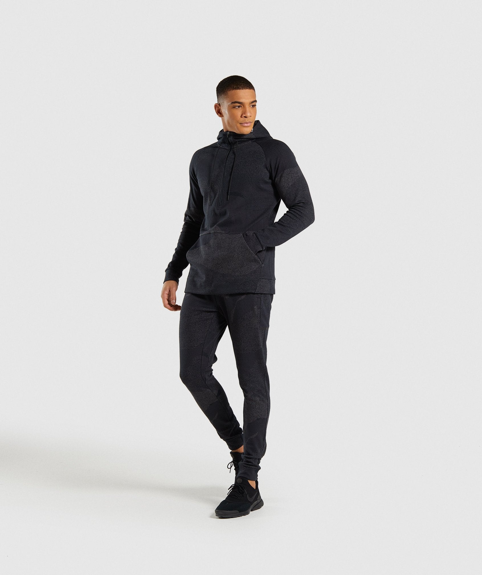 Ultra Jacquard Pullover in Charcoal - view 4