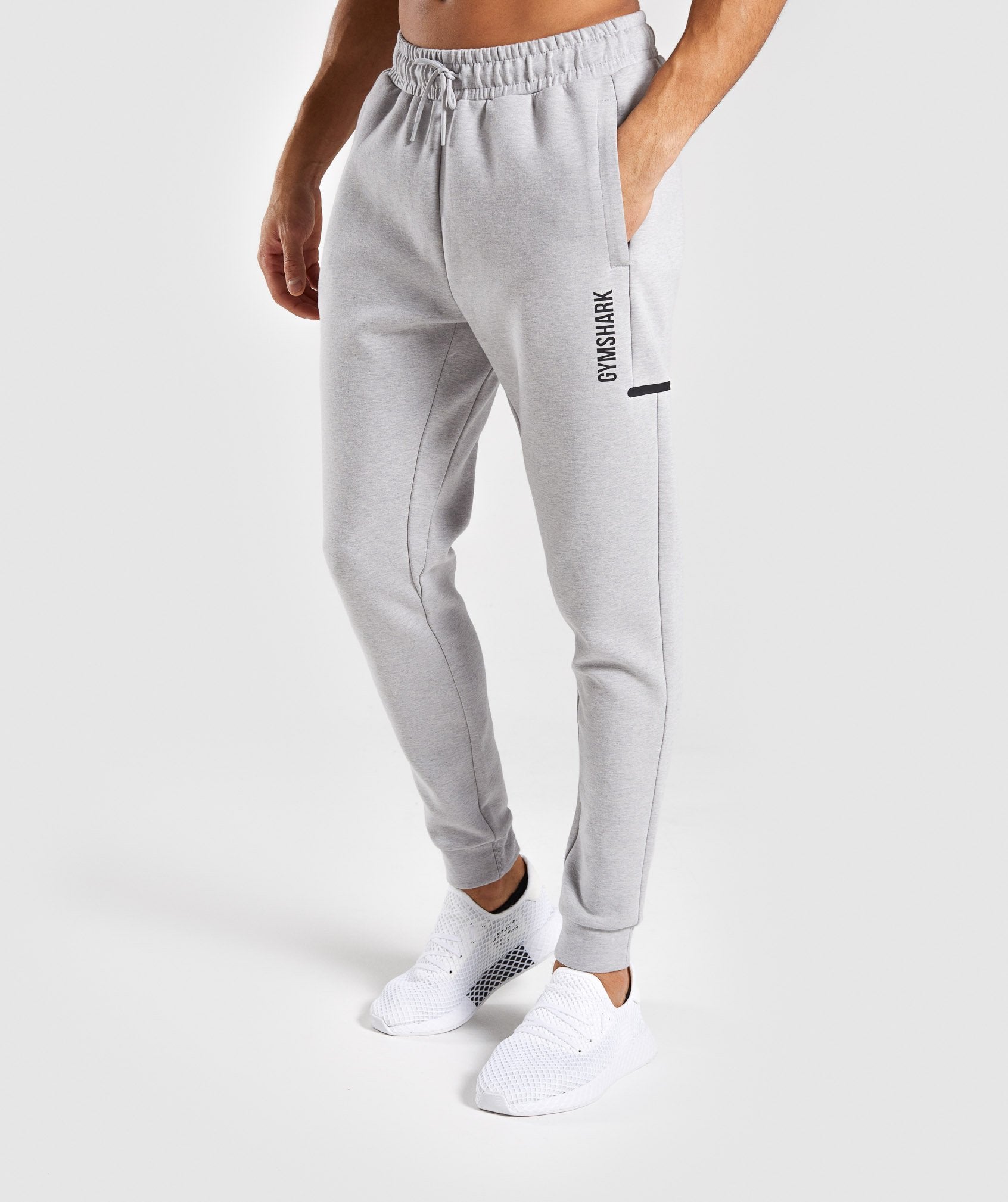 Ultra Joggers in Light Grey Marl - view 1