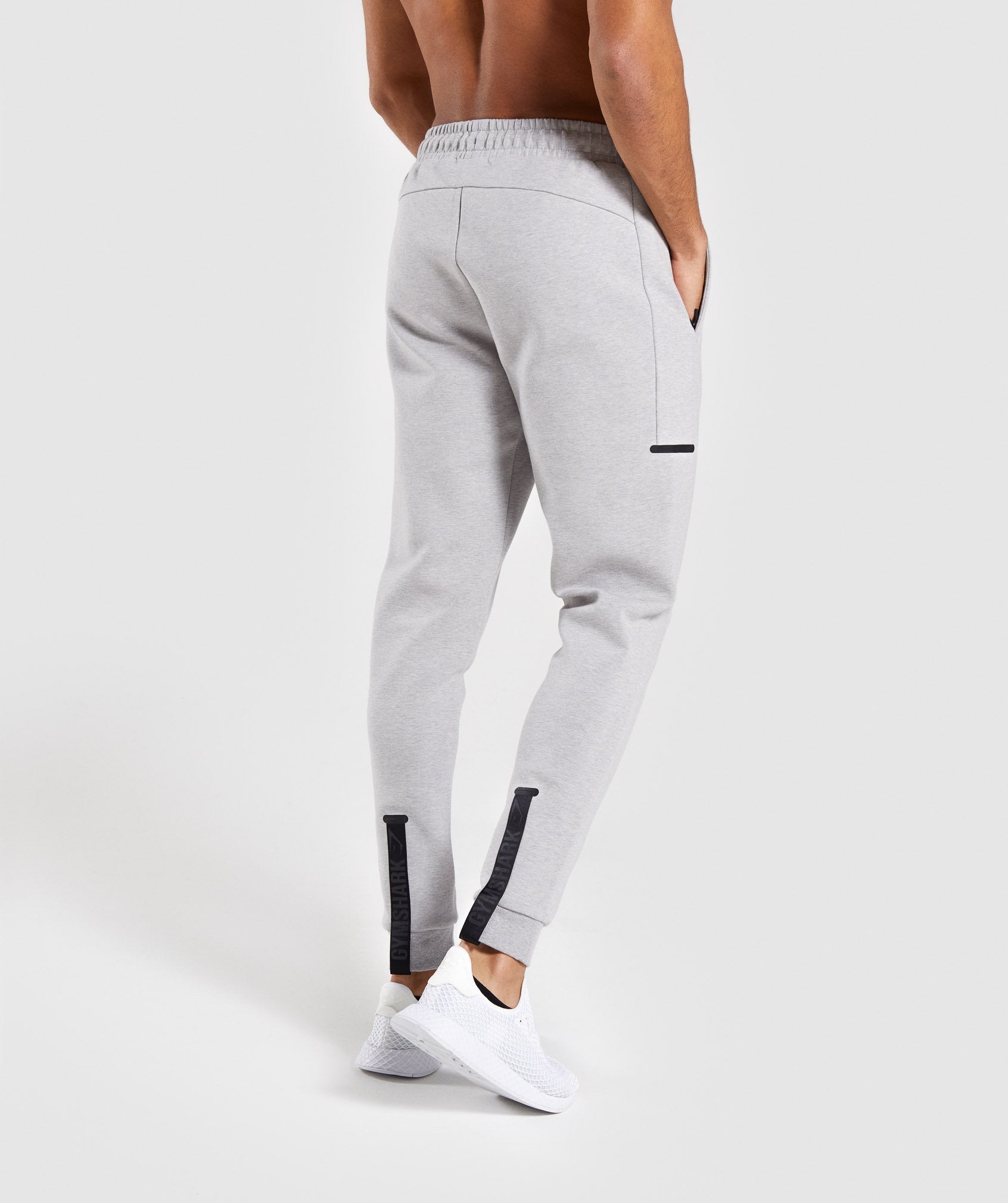 Ultra Joggers in Light Grey Marl - view 2