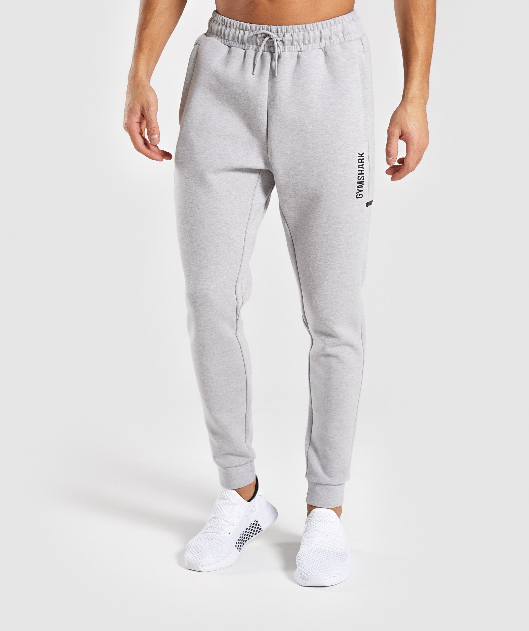 Ultra Joggers in Light Grey Marl - view 3