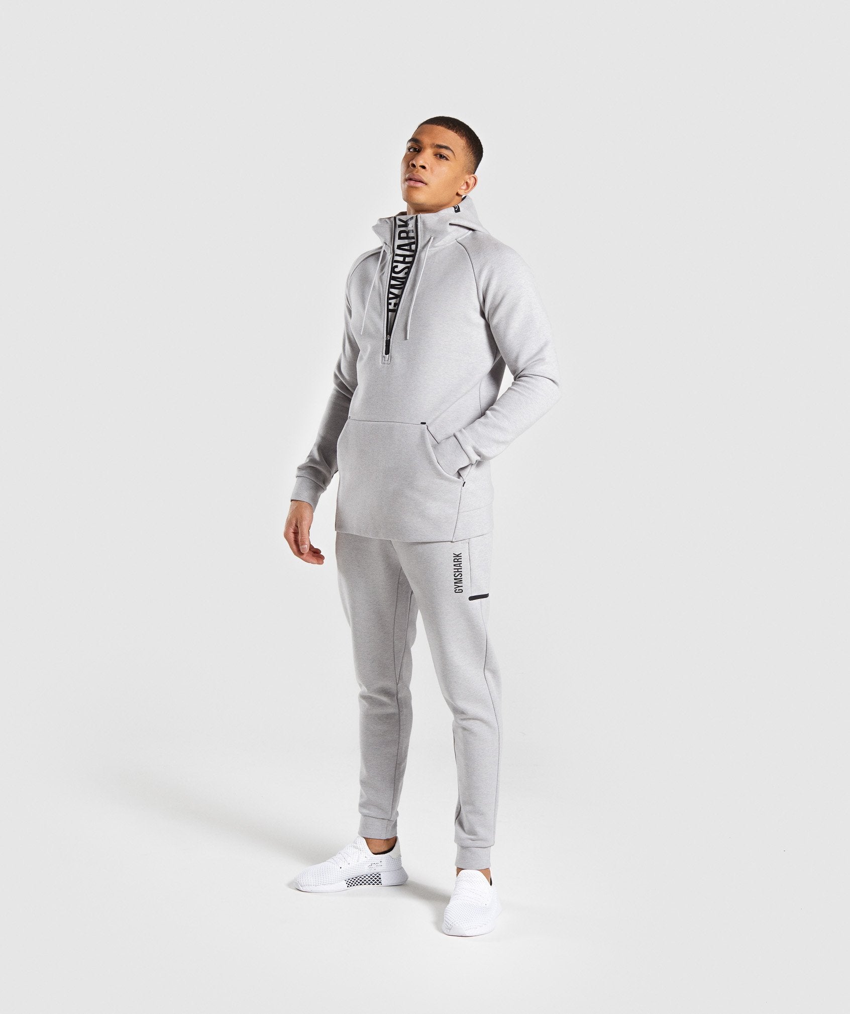 Ultra Joggers in Light Grey Marl - view 4