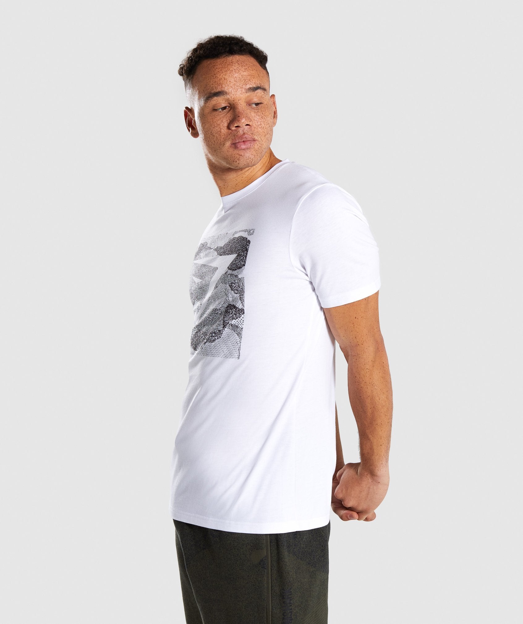 Ultra Jacquard T-Shirt in White - view 3