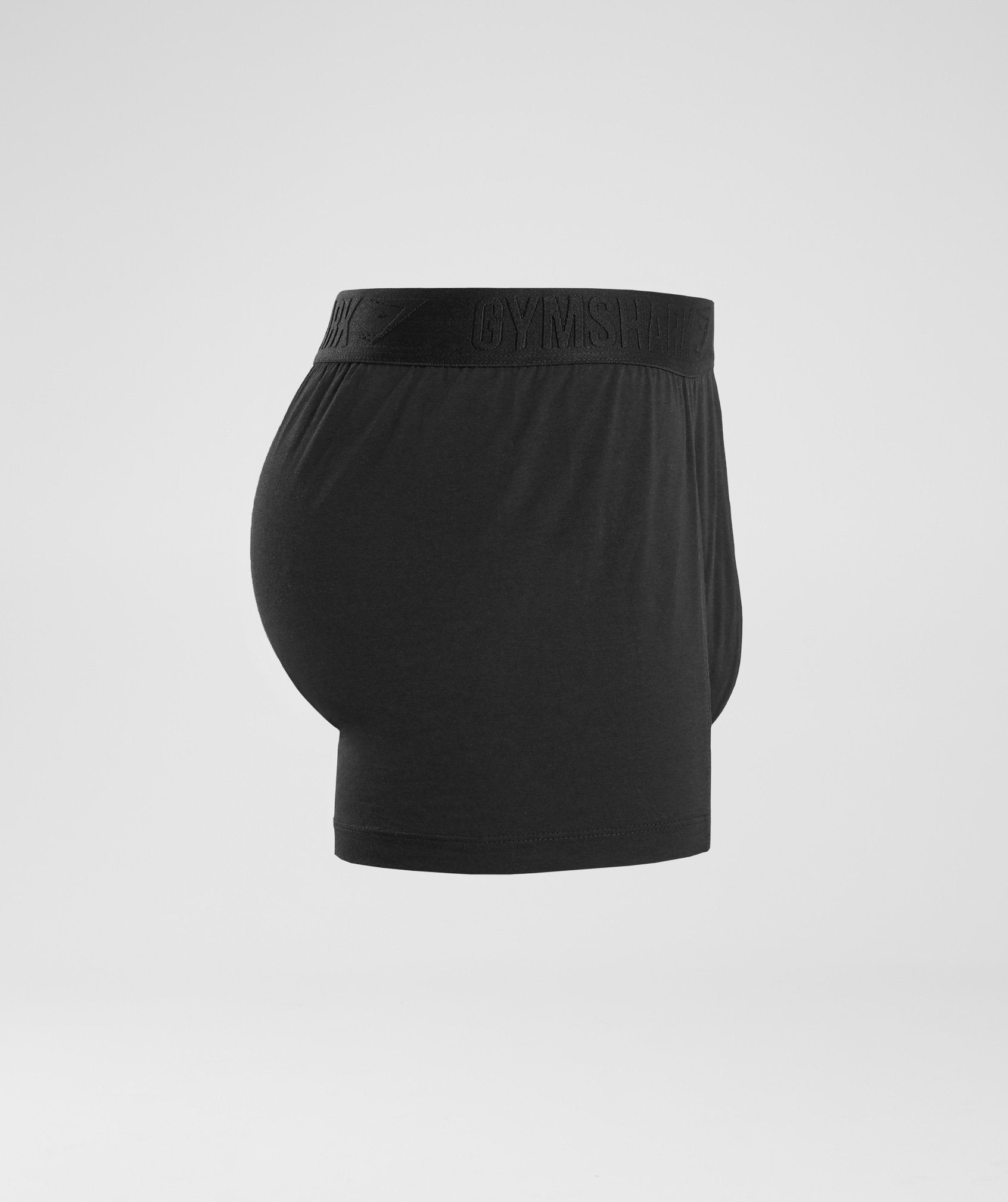 Debossed Logo Trunks 2pk in Black - view 3