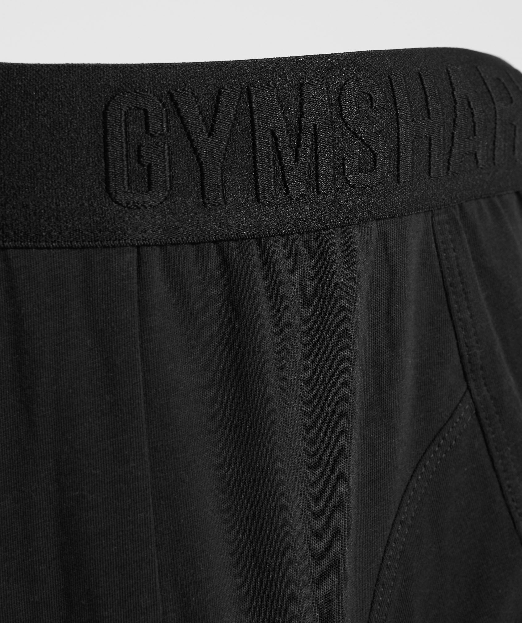 Debossed Logo Trunks 2pk in Black - view 4