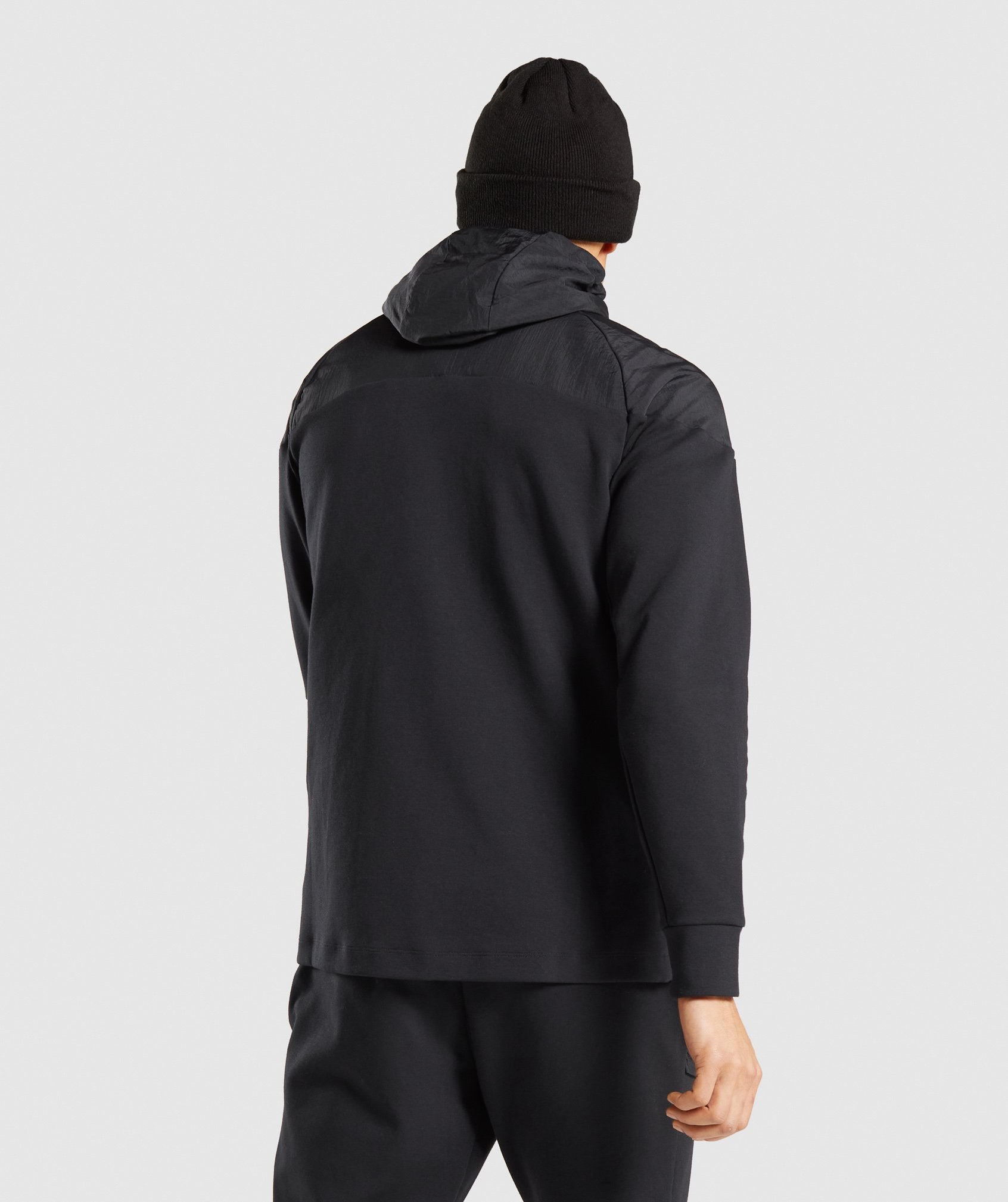 Venture Zip Up Hoodie in Black