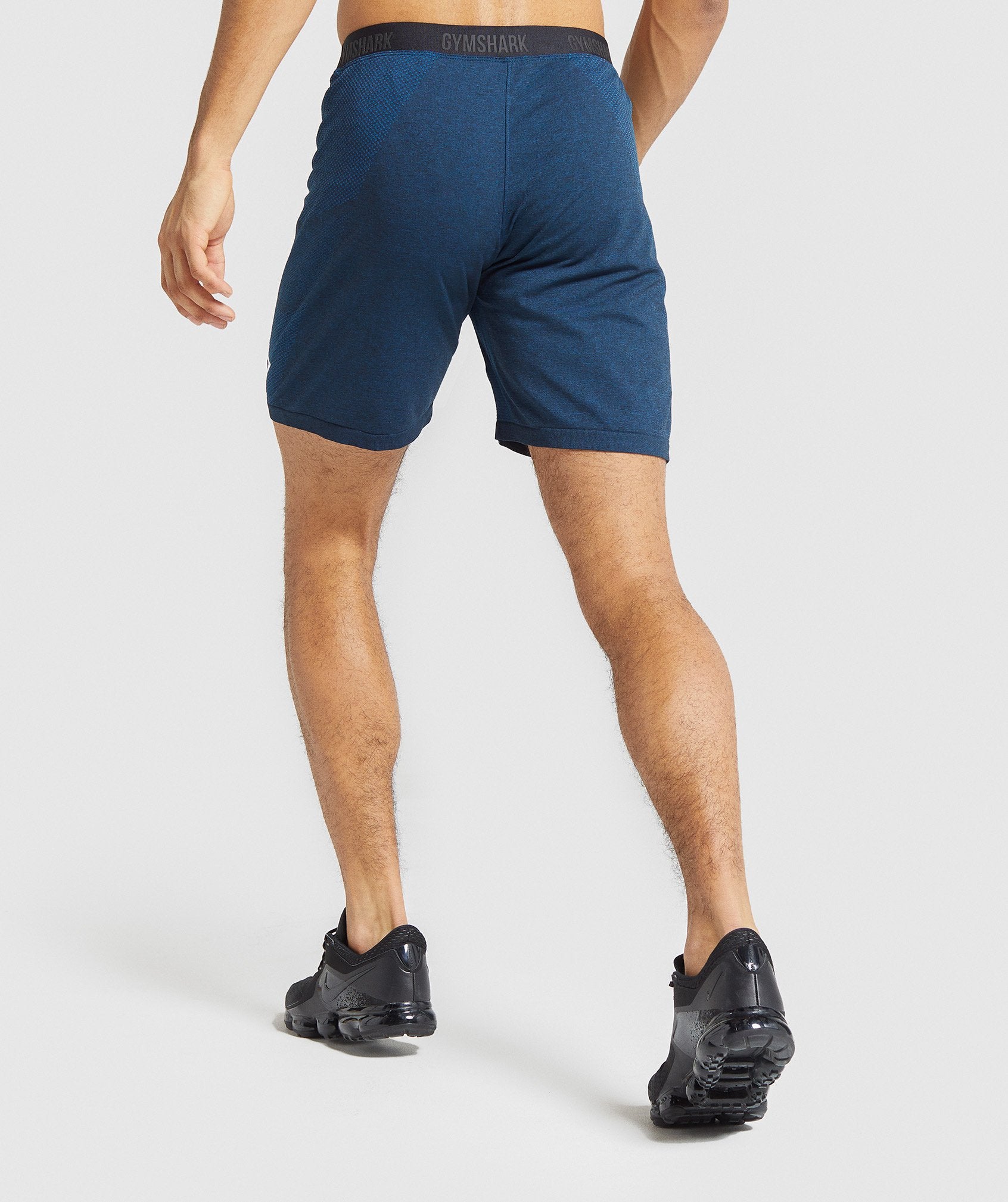 Vital Seamless Shorts in Petrol Blue Marl