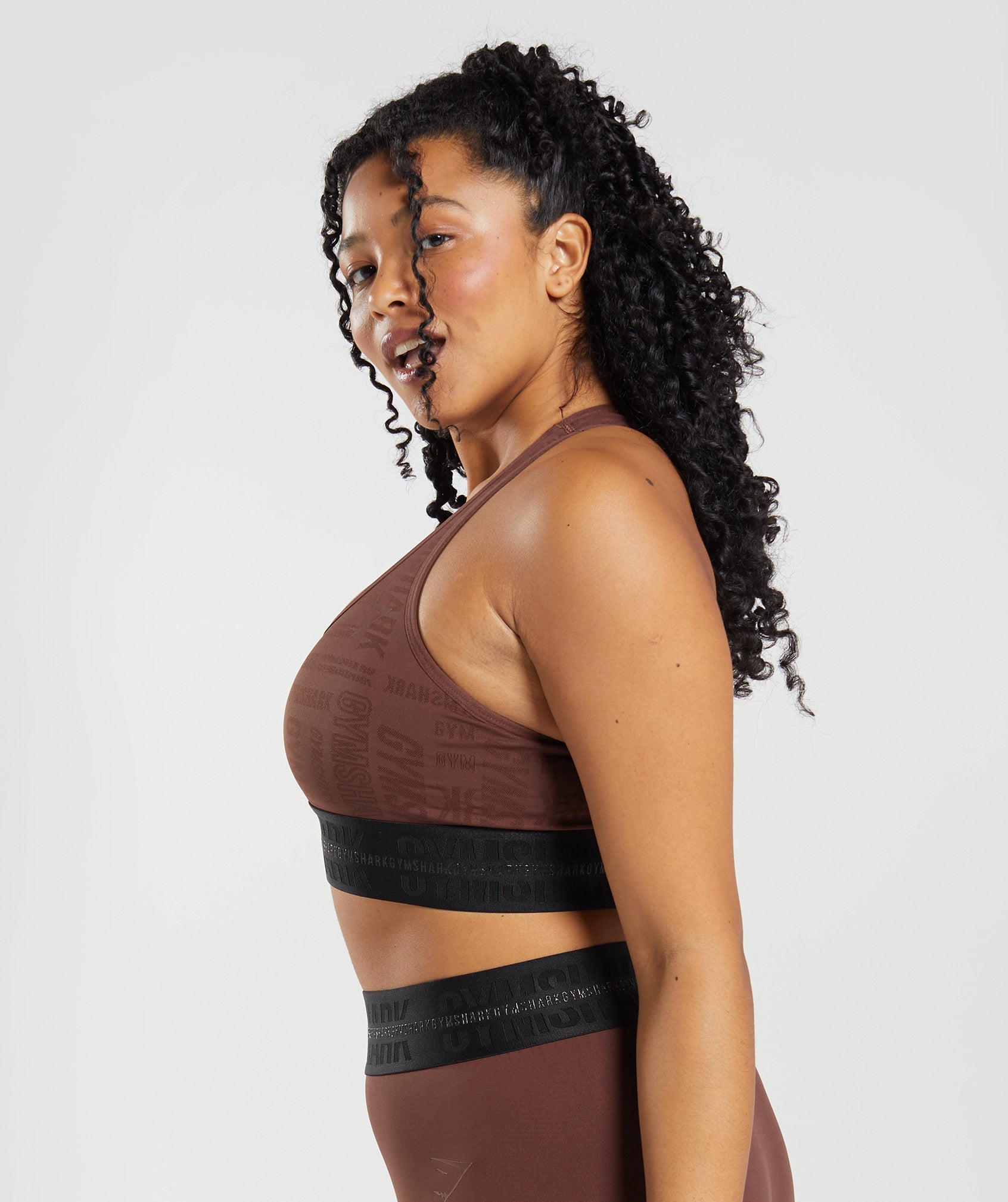 Vision Sports Bra in Cherry Brown - view 3