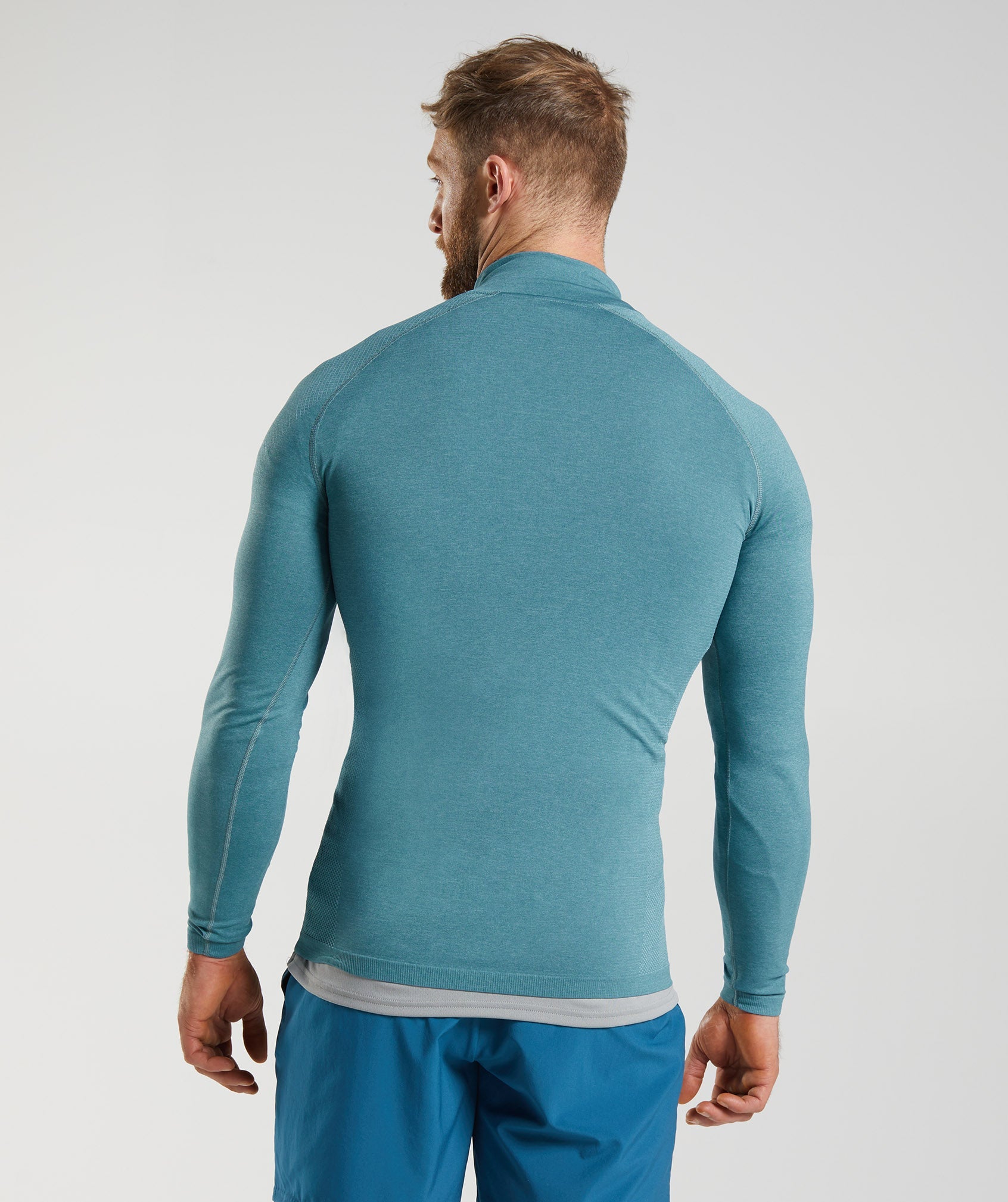 Vital 1/4 Zip in  Thunder Blue/Iceberg Blue - view 2