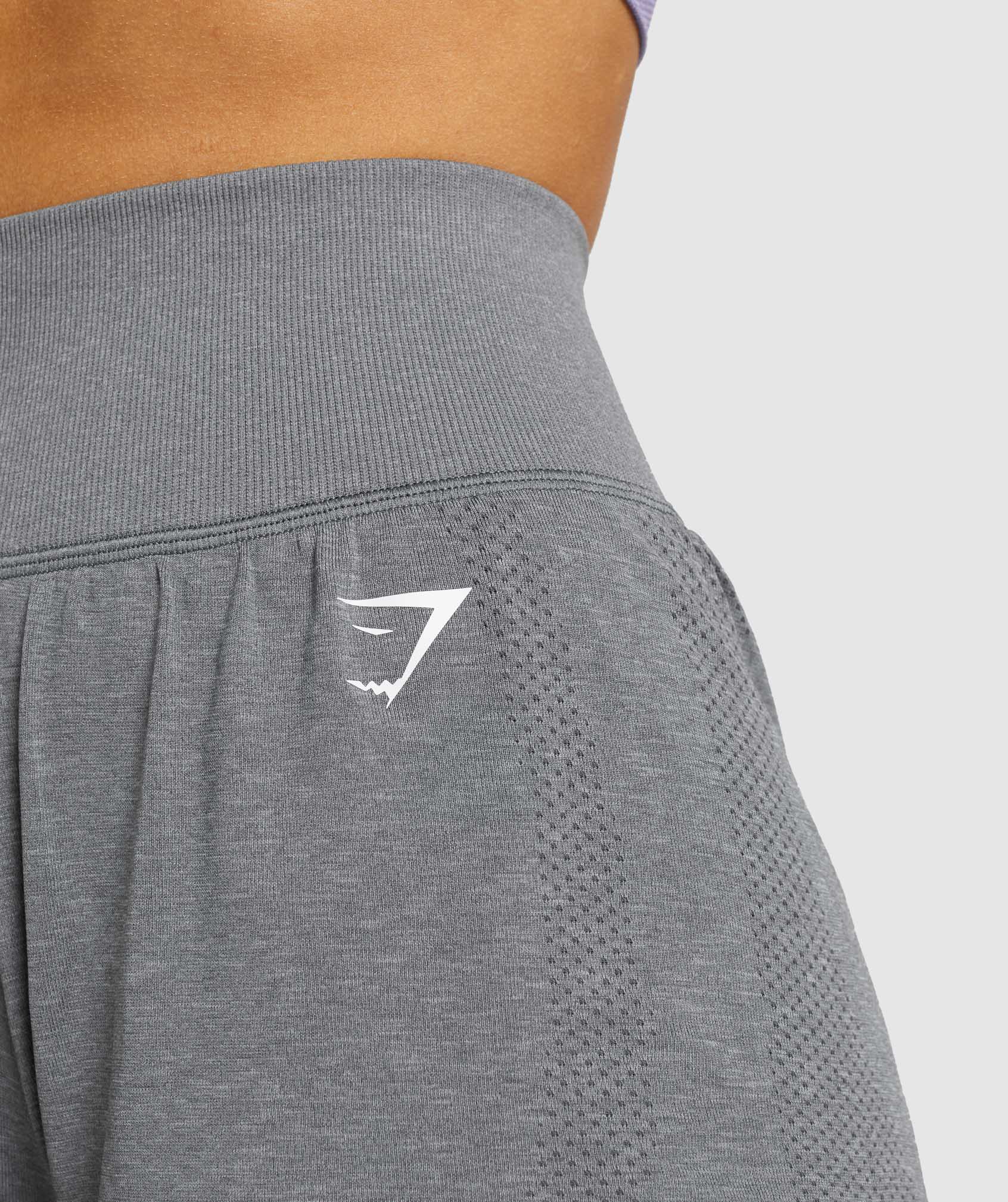 Vital Seamless 2.0 2-in-1 Shorts in Smokey Grey Marl - view 5