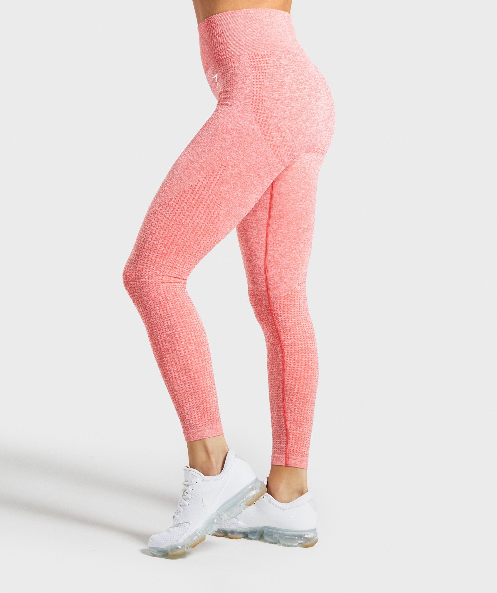 Vital Seamless Leggings in Coral Marl - view 3