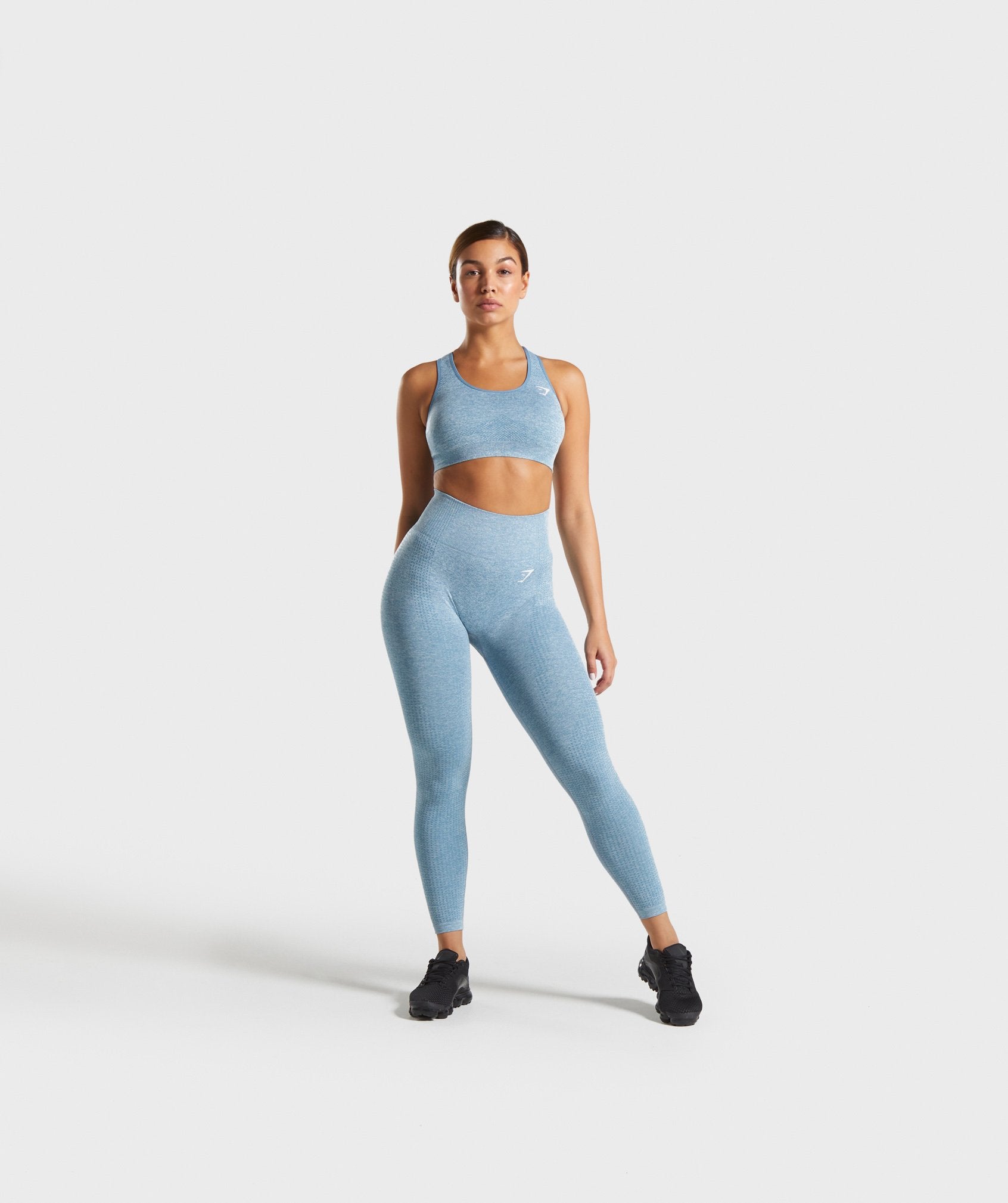 Vital Seamless Leggings in Teal Marl