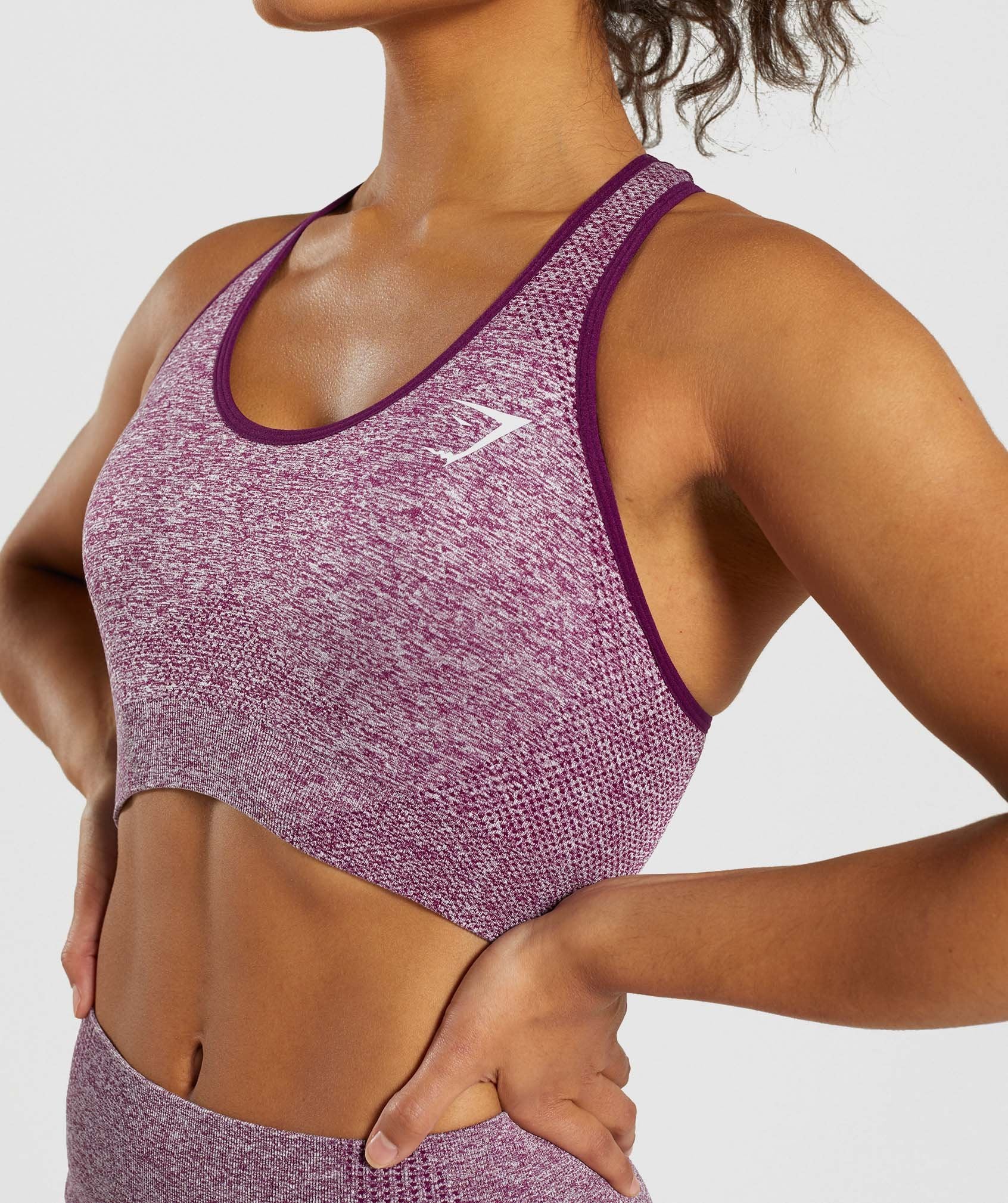 Vital Seamless Sports Bra in Purple