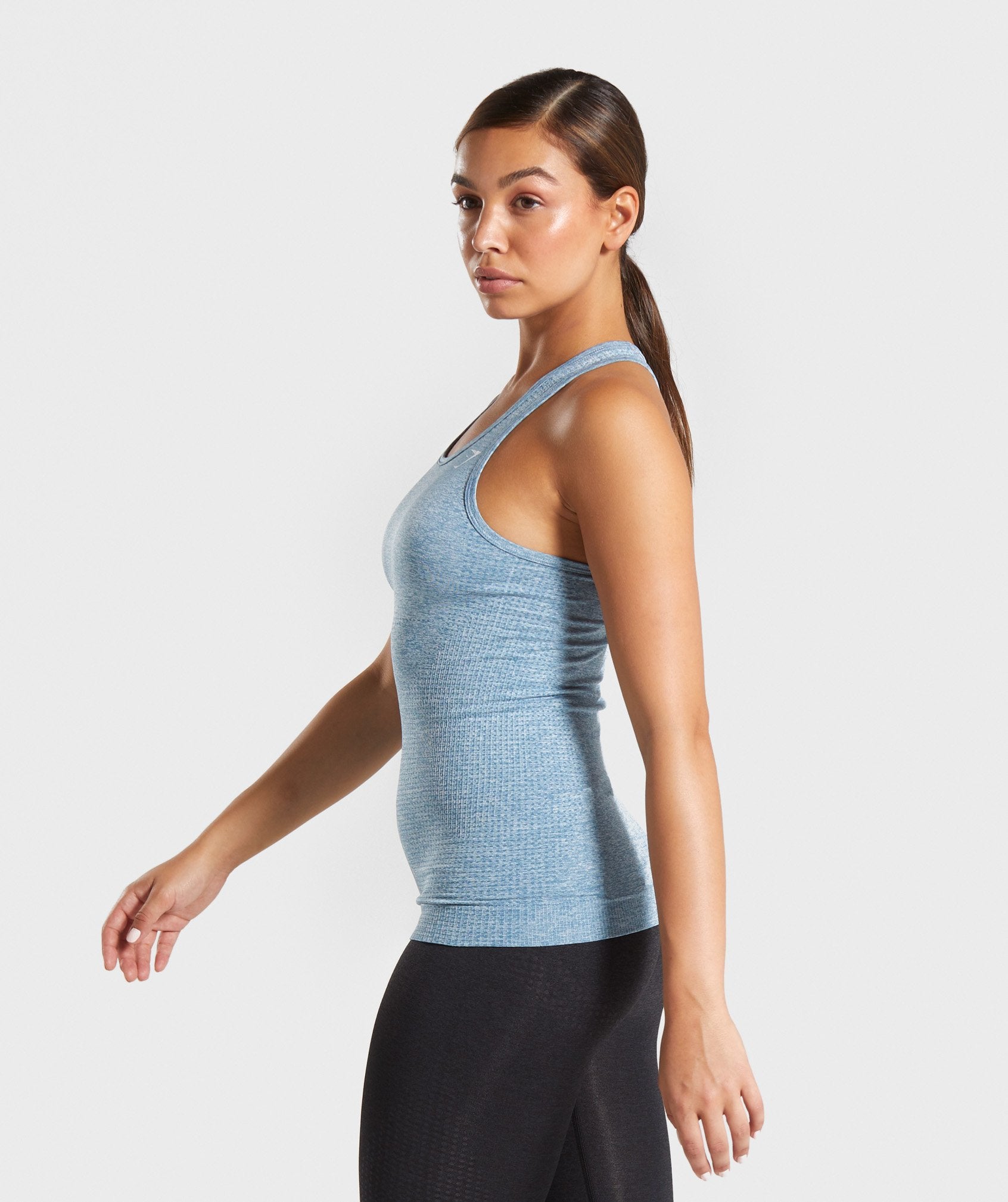 Vital Seamless Vest in Teal Marl