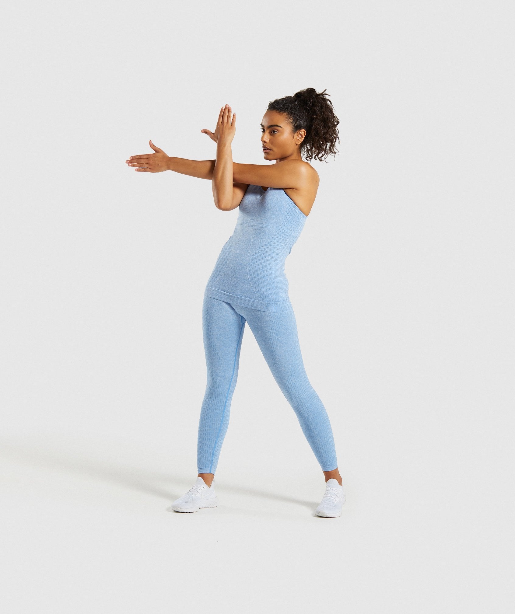 Vital Seamless Vest in Blue - view 4