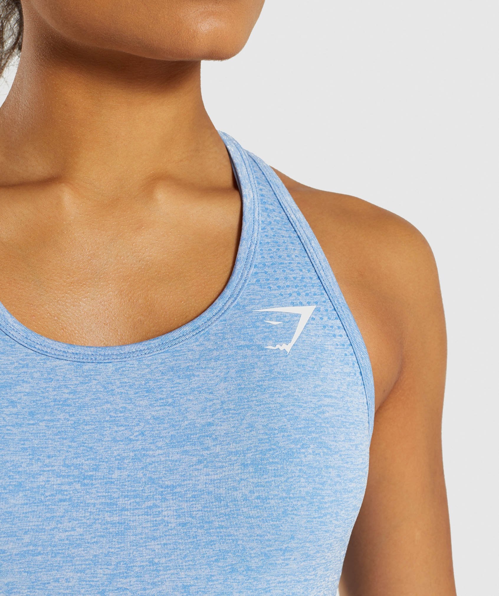 Vital Seamless Vest in Blue - view 5