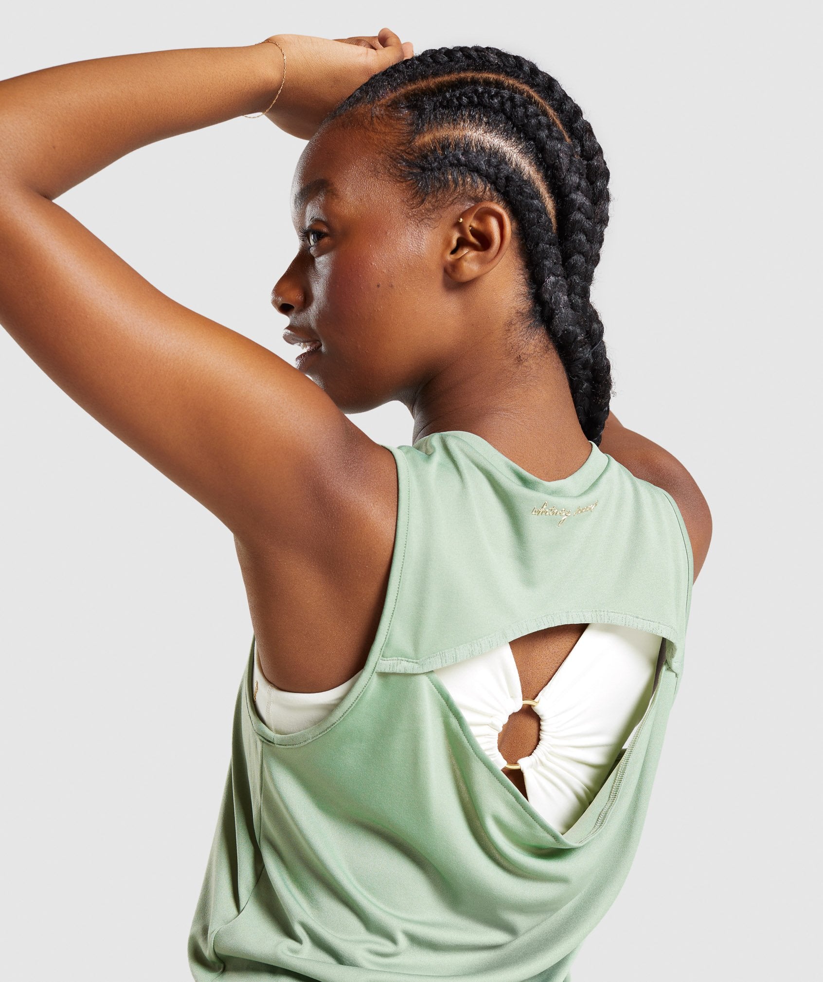 Whitney Swing Tank in Moss Green - view 7