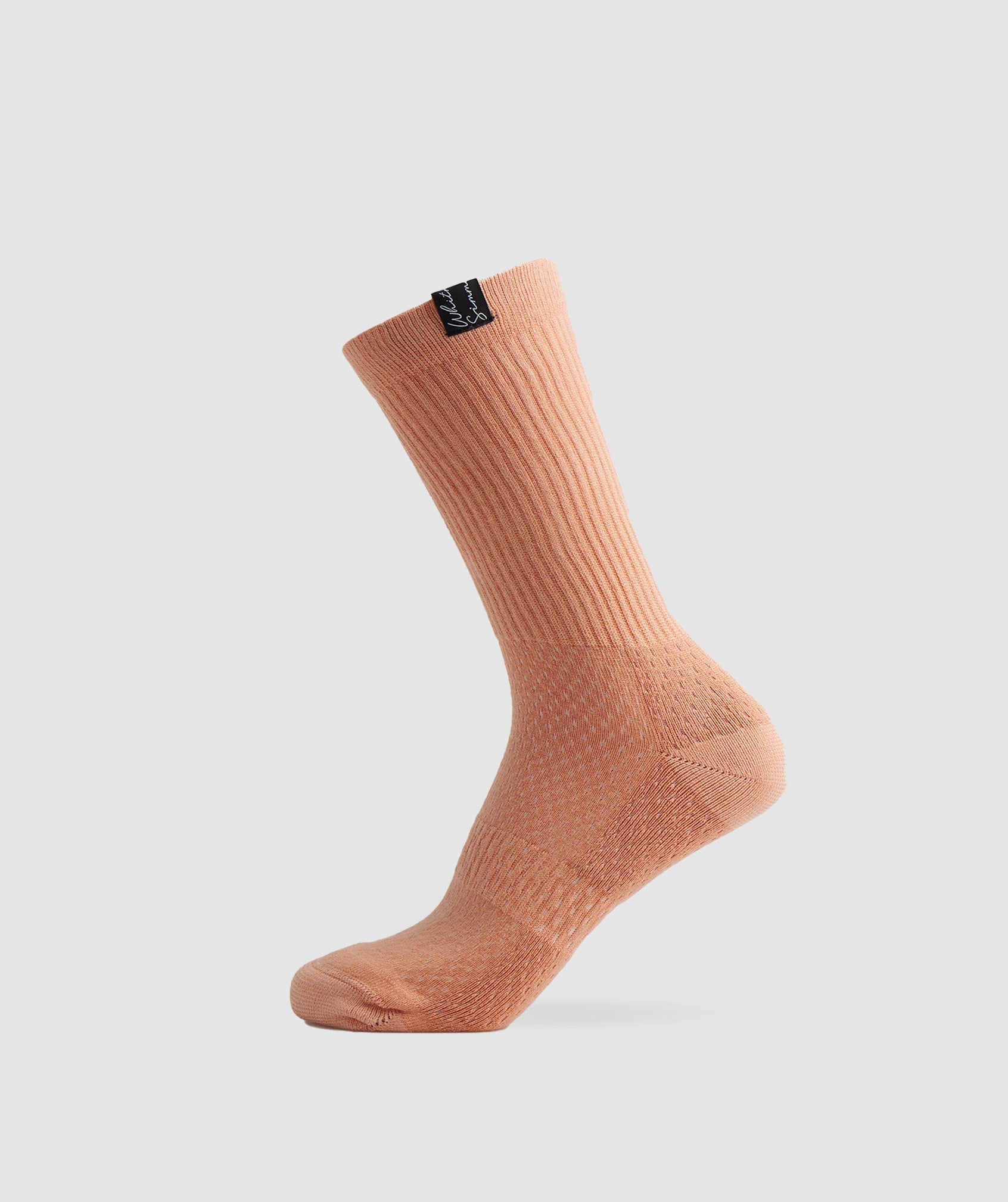 Whitney Tab Crew Socks 1pk in Sunset Beige - view 1