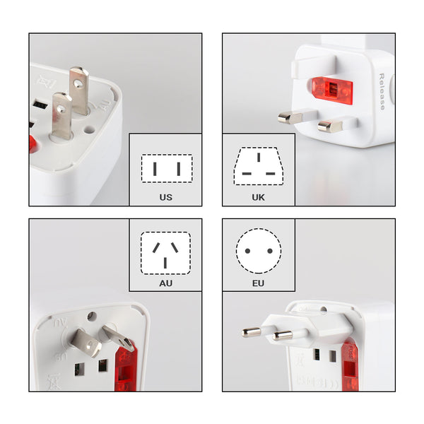 All 4 adapter types shown in the previous images are revealed to be the same singular adapter plug WAP150