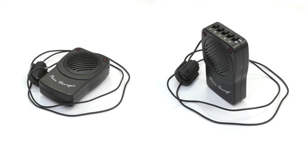 Two Walkie-Talkies, which use RF over long distance to transfer live audio