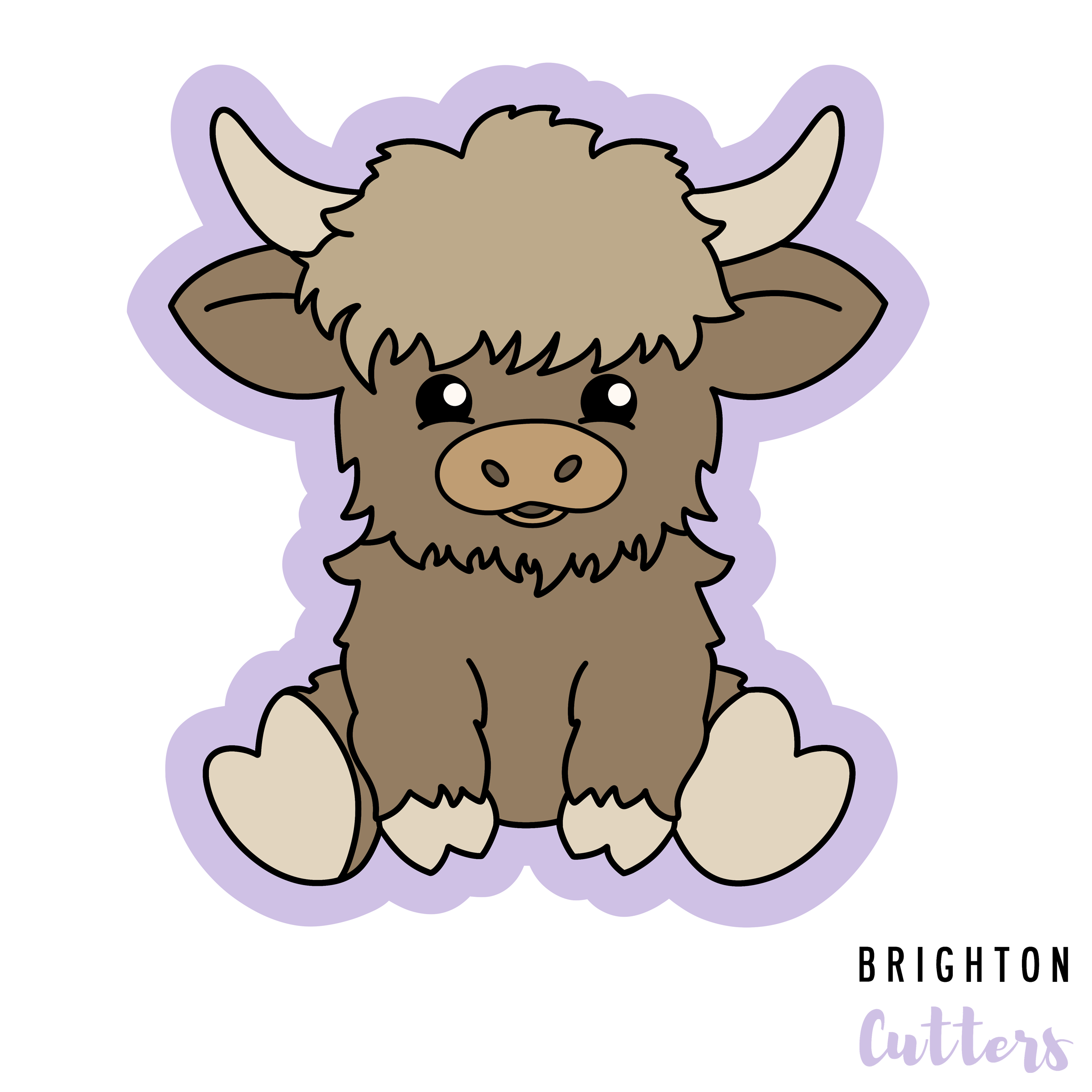 Highland Cow Cookie Cutter