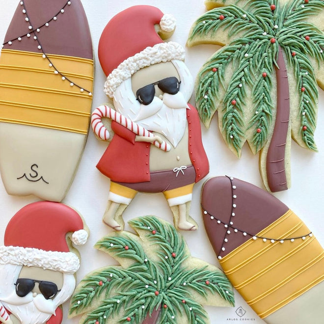 tropical christmas cookies