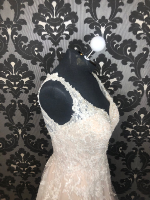 Stella York 6436 Women's Wedding Dress Lace/Tulle Ivory/Moscato | Something Blue .