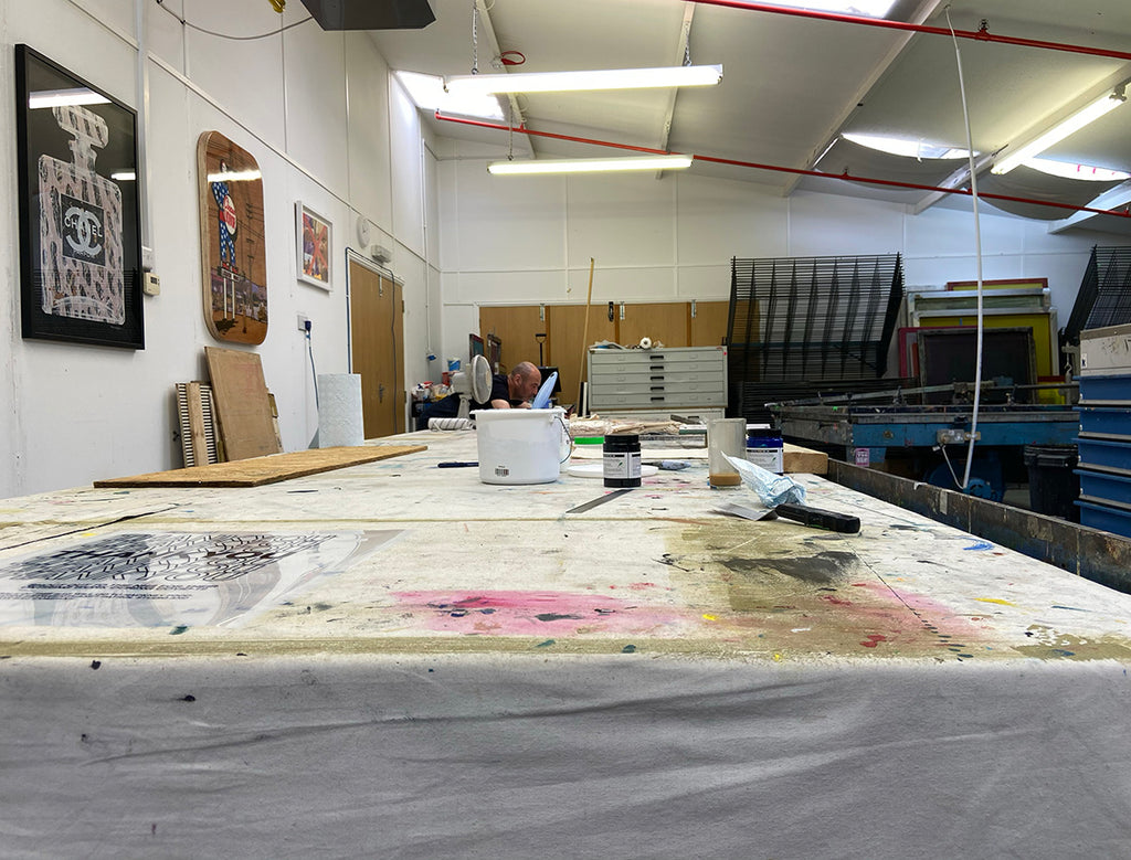 Screen printing studio east london