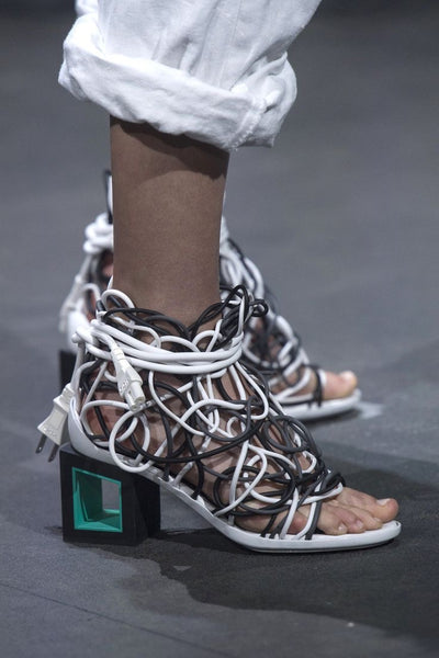 Shoes made from cables