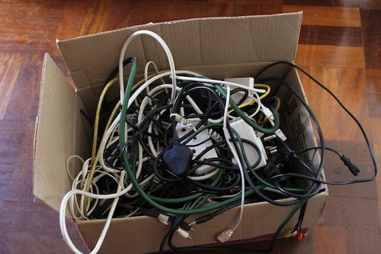 Box of random cables