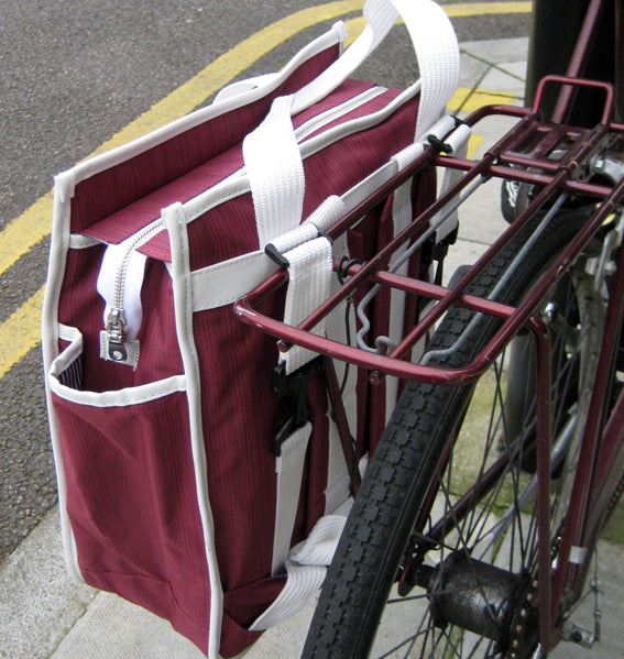 attach backpack to bike rack