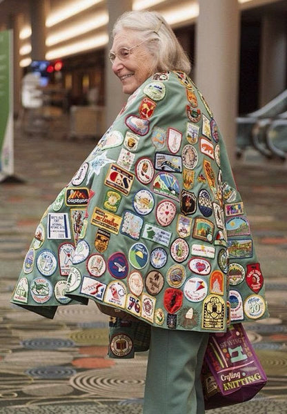 Poncho with patches : 10 uses for patches