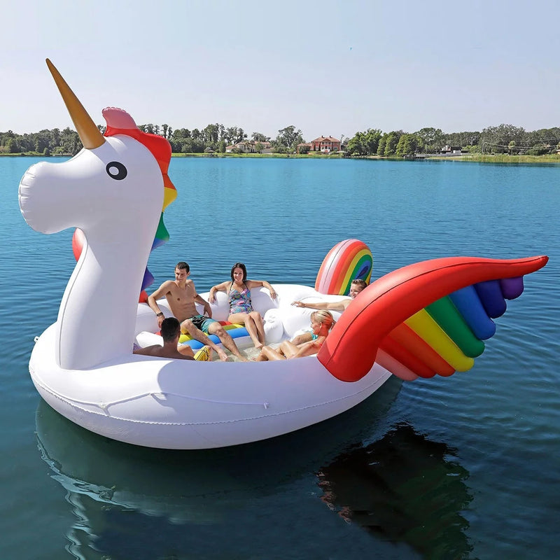 Giant inflatable unicorn